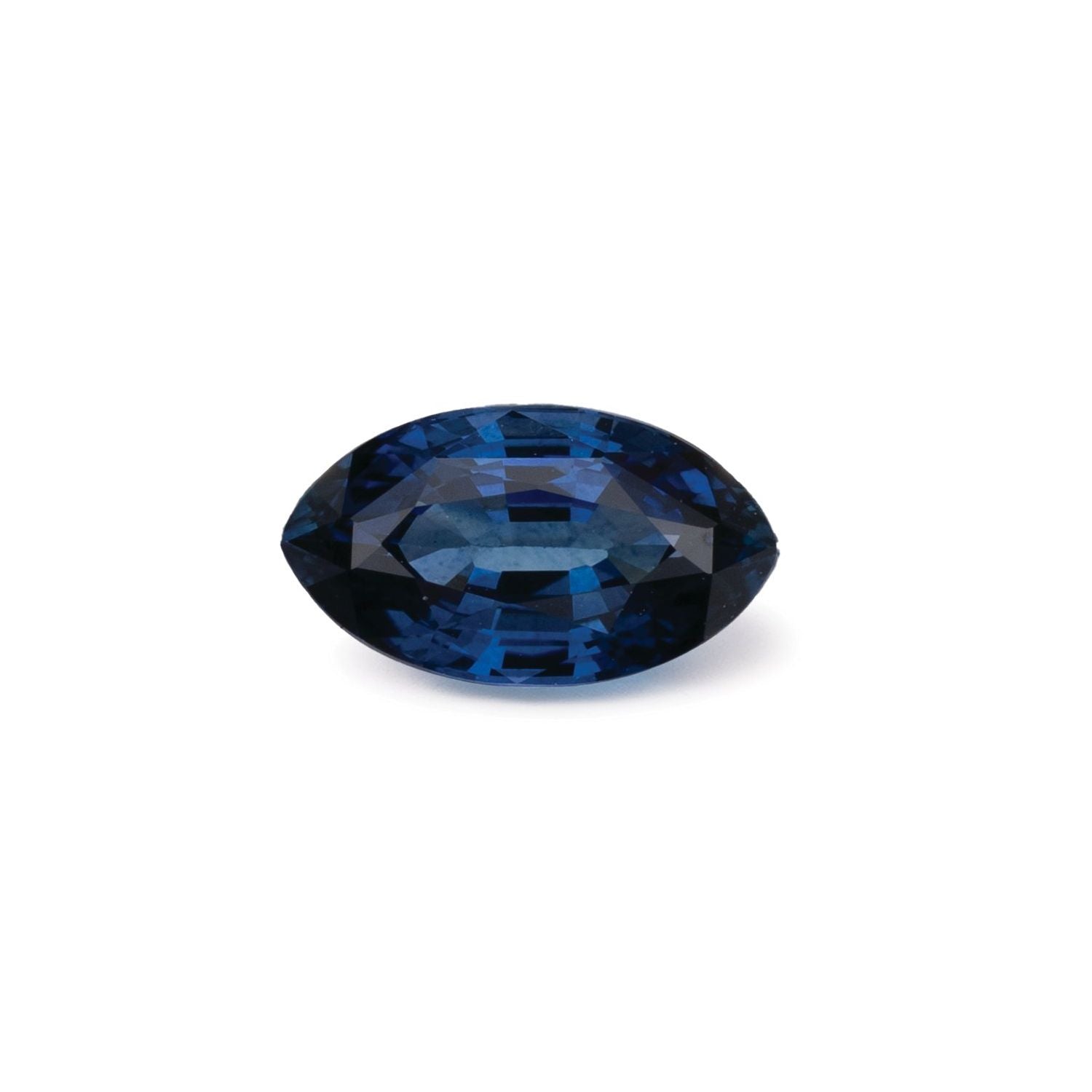 1.24 ct natural blue sapphire from Sri Lanka, marquise cut | Sapphire Row
