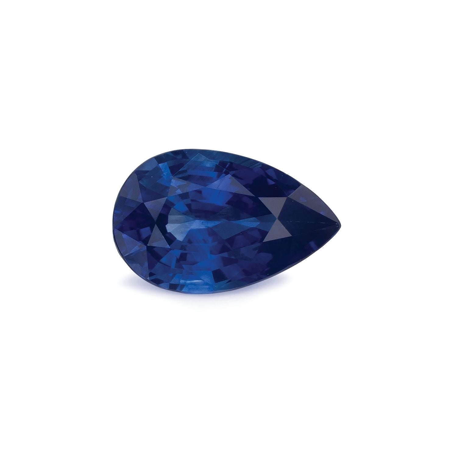 1.67 ct Pear Natural Natural Sapphire Sapphire – Faceted Cut – N/A Certified — Sapphire Row