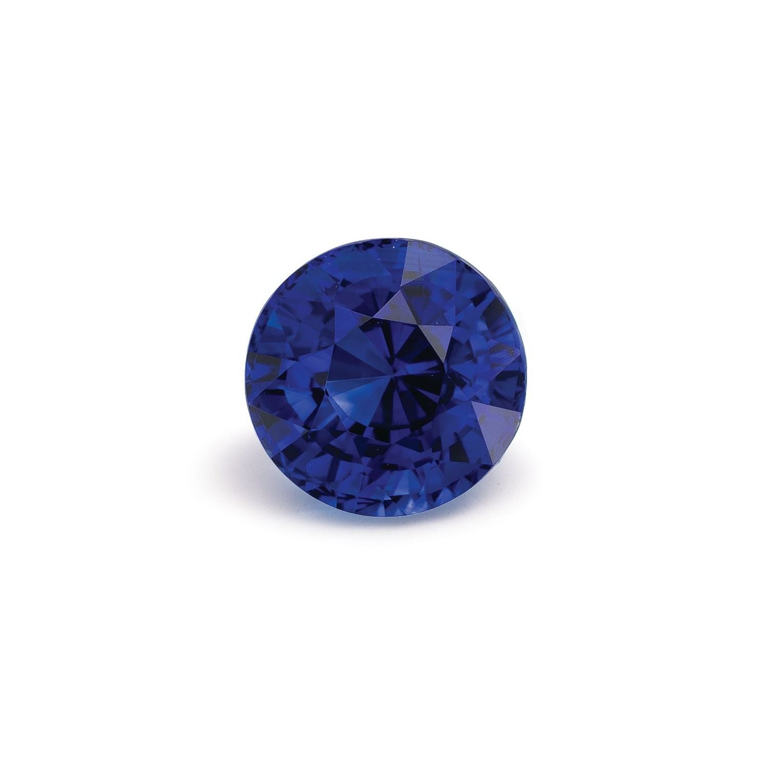 1.88 ct Round Natural Natural Sapphire Sapphire – Faceted Cut – N/A Certified — Sapphire Row