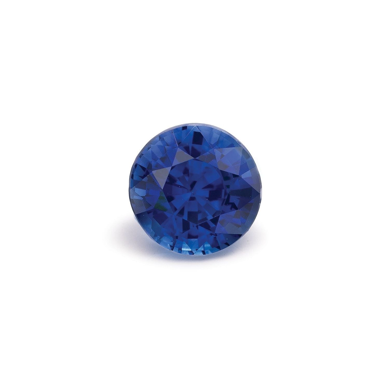 1.46 ct Round Natural Natural Sapphire Sapphire – Faceted Cut – N/A Certified — Sapphire Row
