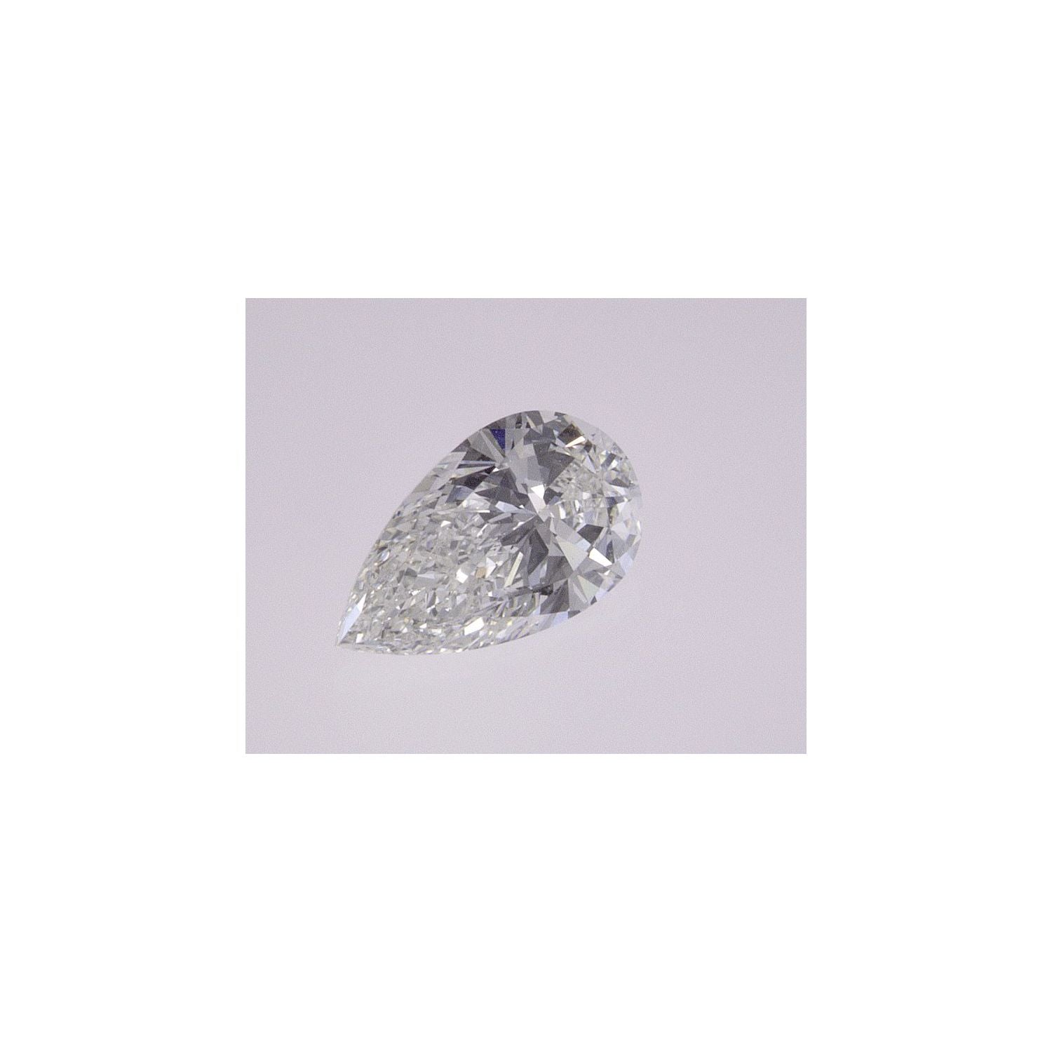 0.57 ct Pear Natural Diamond – G SI1 – Faceted Cut – GIA Certified — Sapphire Row