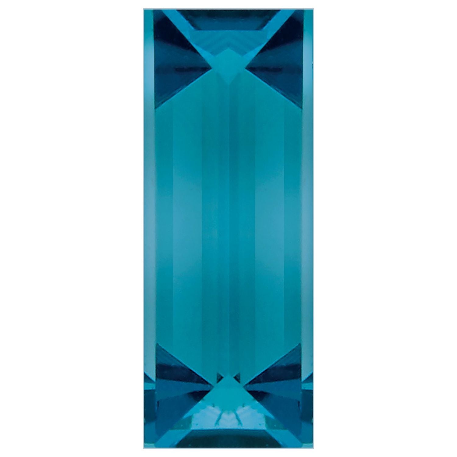 6x3 mm Straight Baguette Natural London Blue Topaz – Step-Cut – AA Quality — Sapphire Row
