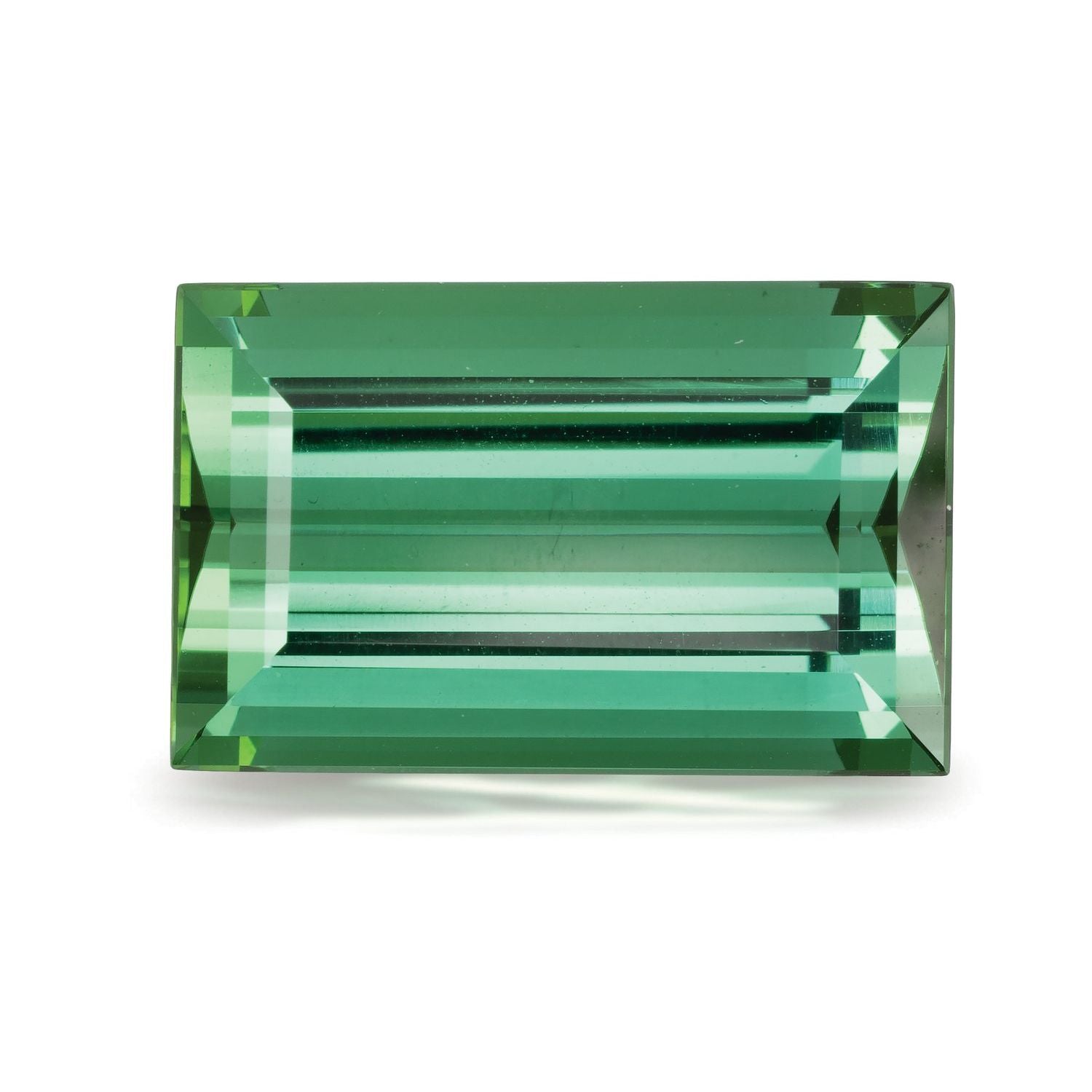 13.69 ct Straight Baguette Natural Natural Tourmaline Tourmaline – Step-cut – N/A Certified — Sapphire Row