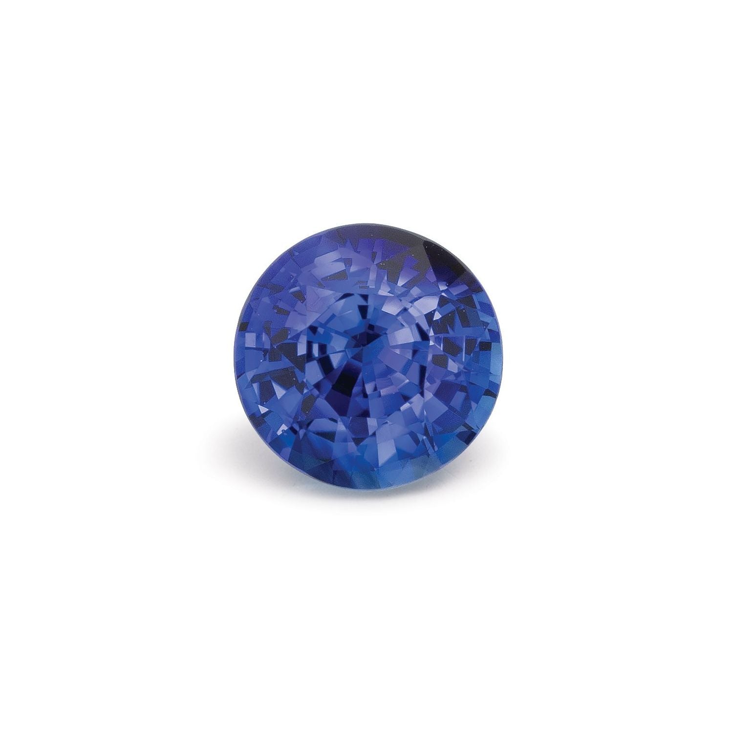 1.46 ct Round Natural Natural Sapphire Sapphire – Faceted Cut – N/A Certified — Sapphire Row