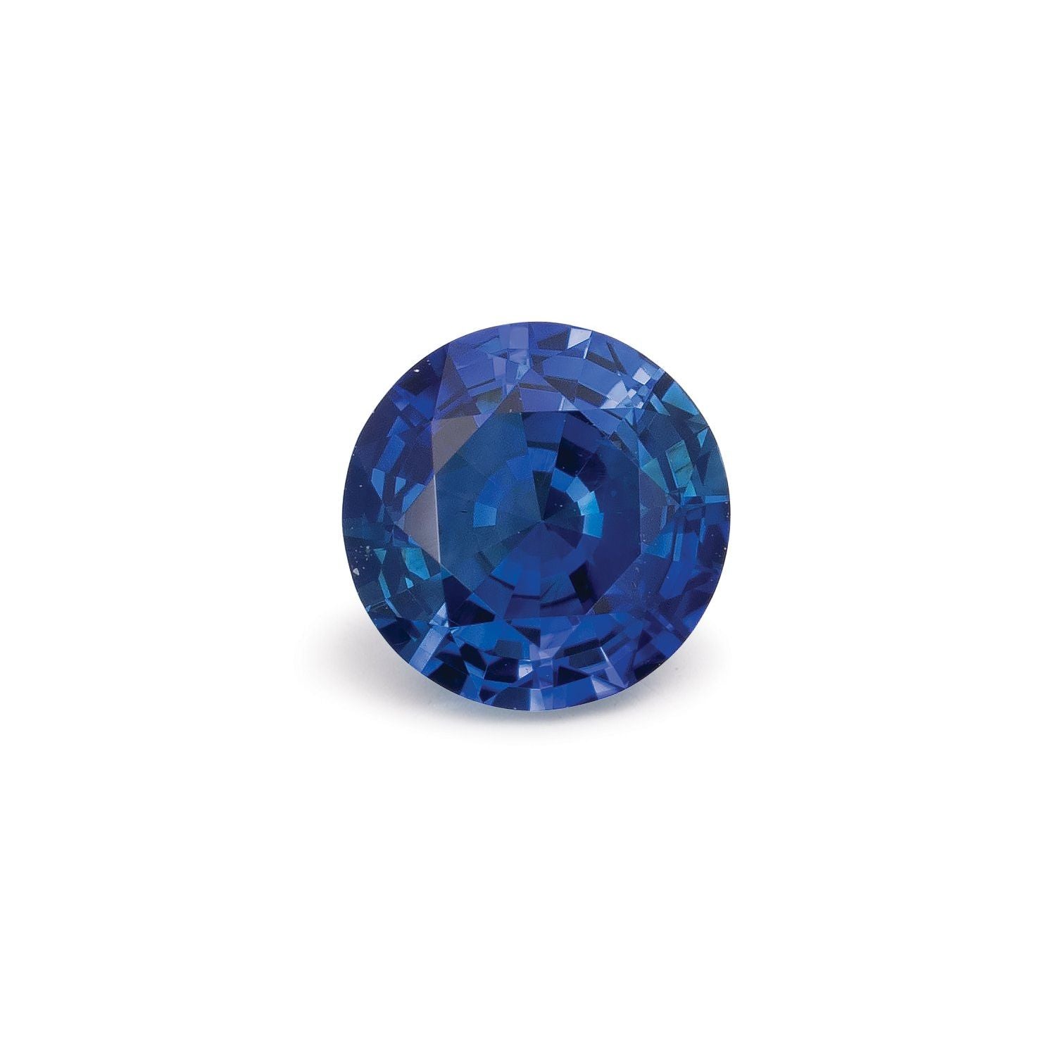 1.17 ct Round Natural Natural Sapphire Sapphire – Faceted Cut – N/A Certified — Sapphire Row