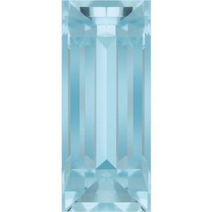 Lot of 10 – 5x2.5 mm Straight Baguette Natural Sky Blue Topaz – Step-Cut – AA Quality — Sapphire Row