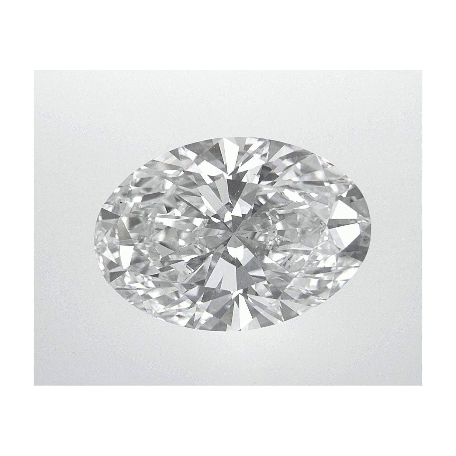 6.06 ct Oval Lab-Grown Diamond – F VS2 – Faceted Cut – IGI Certified — Sapphire Row