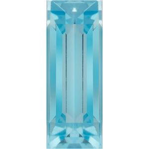 Lot of 10 – 5x2.5 mm Straight Baguette Natural Swiss Blue Topaz – Step-Cut – AA Quality — Sapphire Row