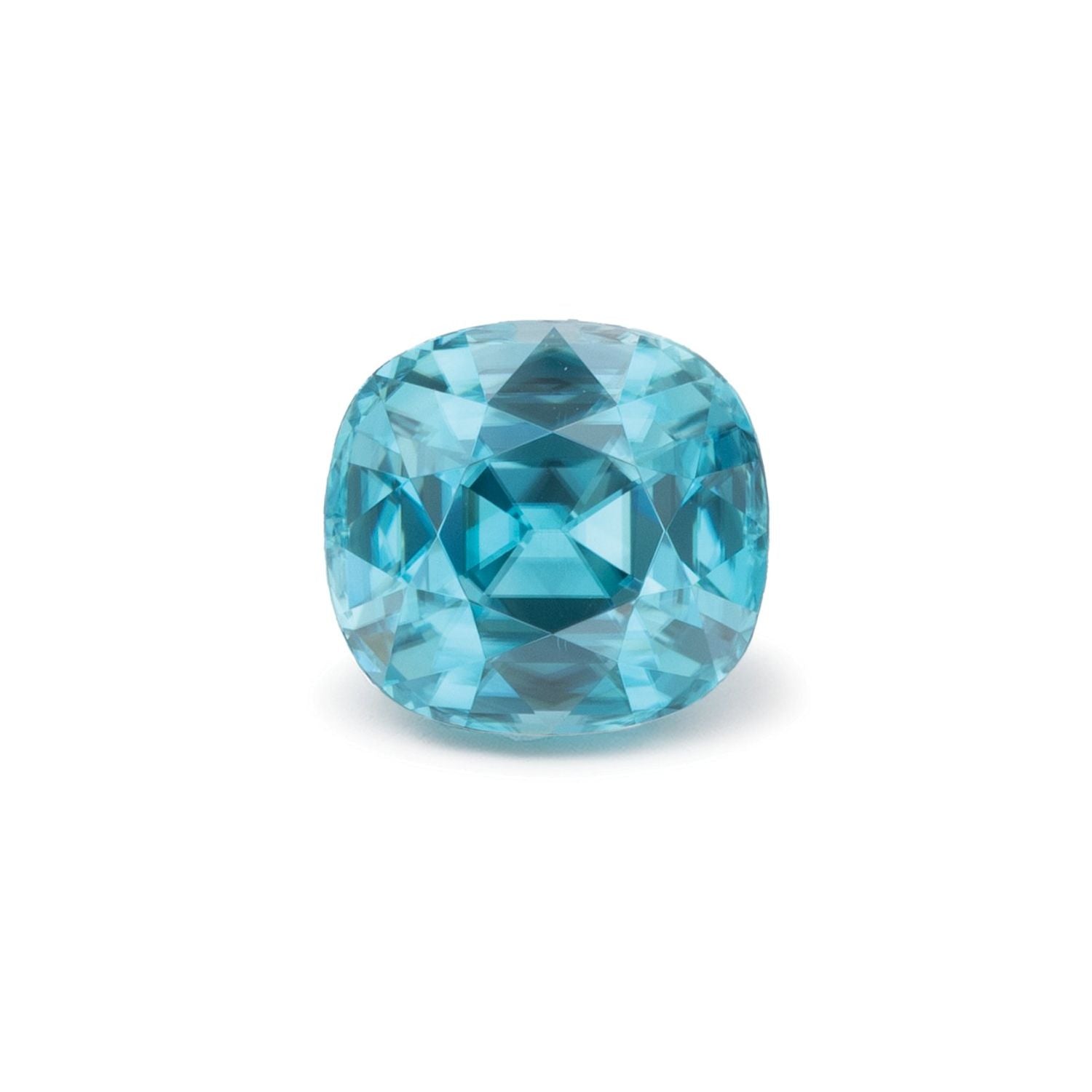 2.76 ct Antique Cushion Natural Natural Zircon Zircon – Faceted Cut – N/A Certified — Sapphire Row