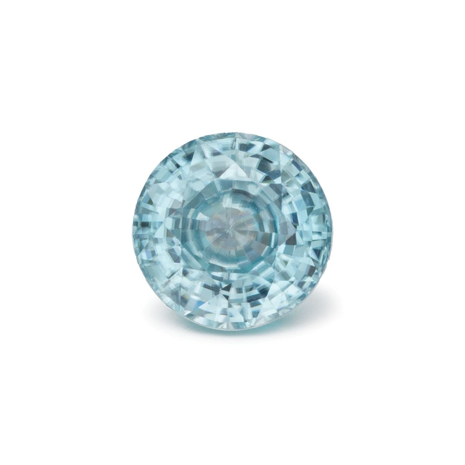 3.07 ct Round Natural Natural Zircon Zircon – Faceted Cut – N/A Certified — Sapphire Row