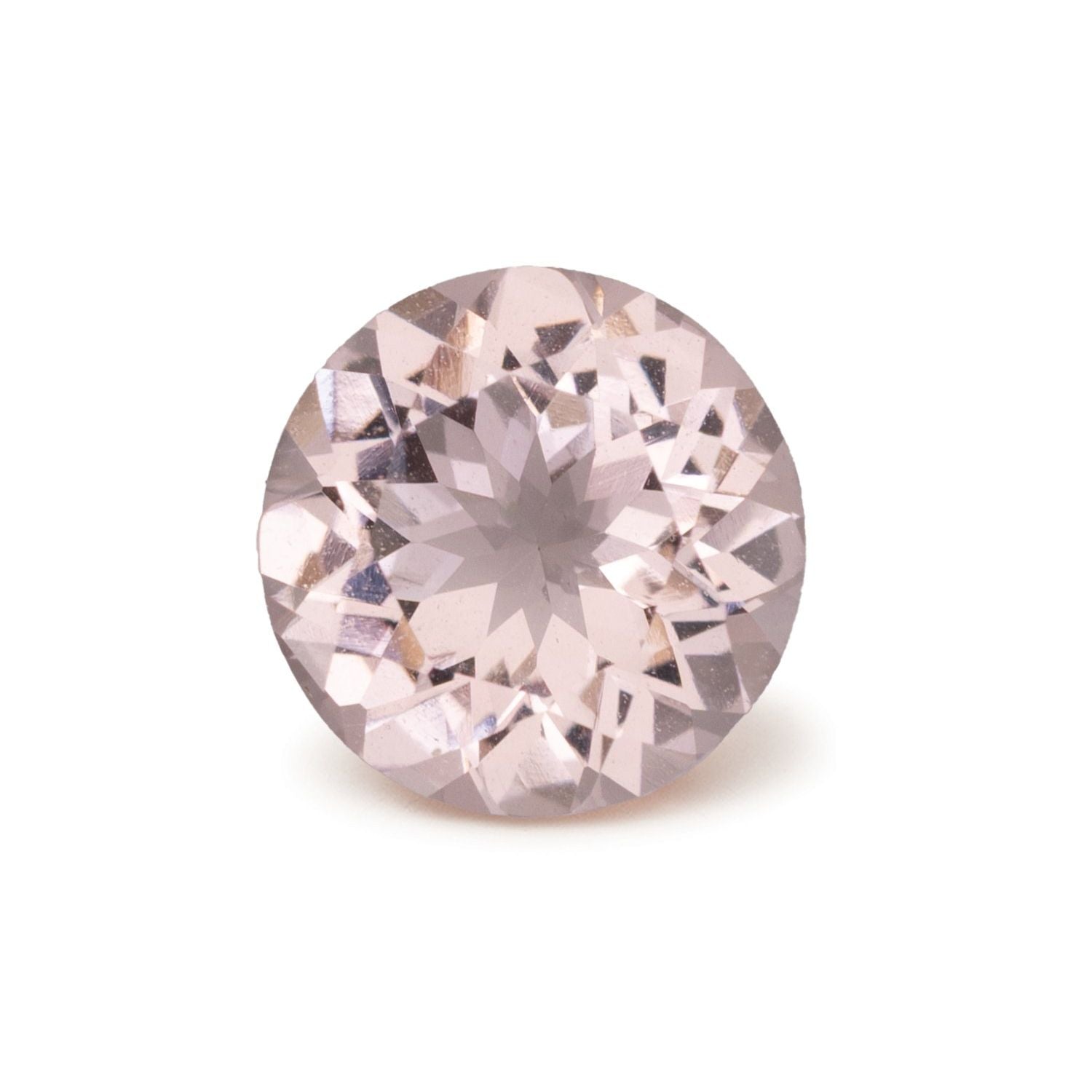 2.05 ct Round Natural Natural Morganite Morganite – Faceted Cut – N/A Certified — Sapphire Row
