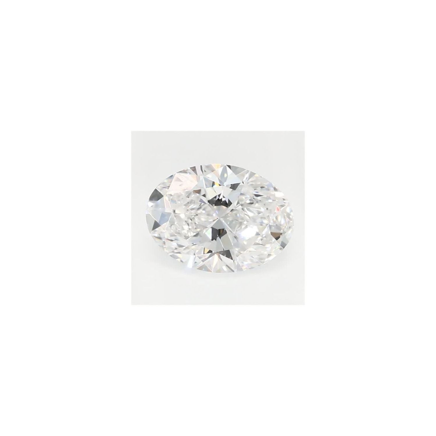 0.57 ct Oval Lab-Grown Diamond – D VVS2 – Faceted Cut – GCAL Certified — Sapphire Row