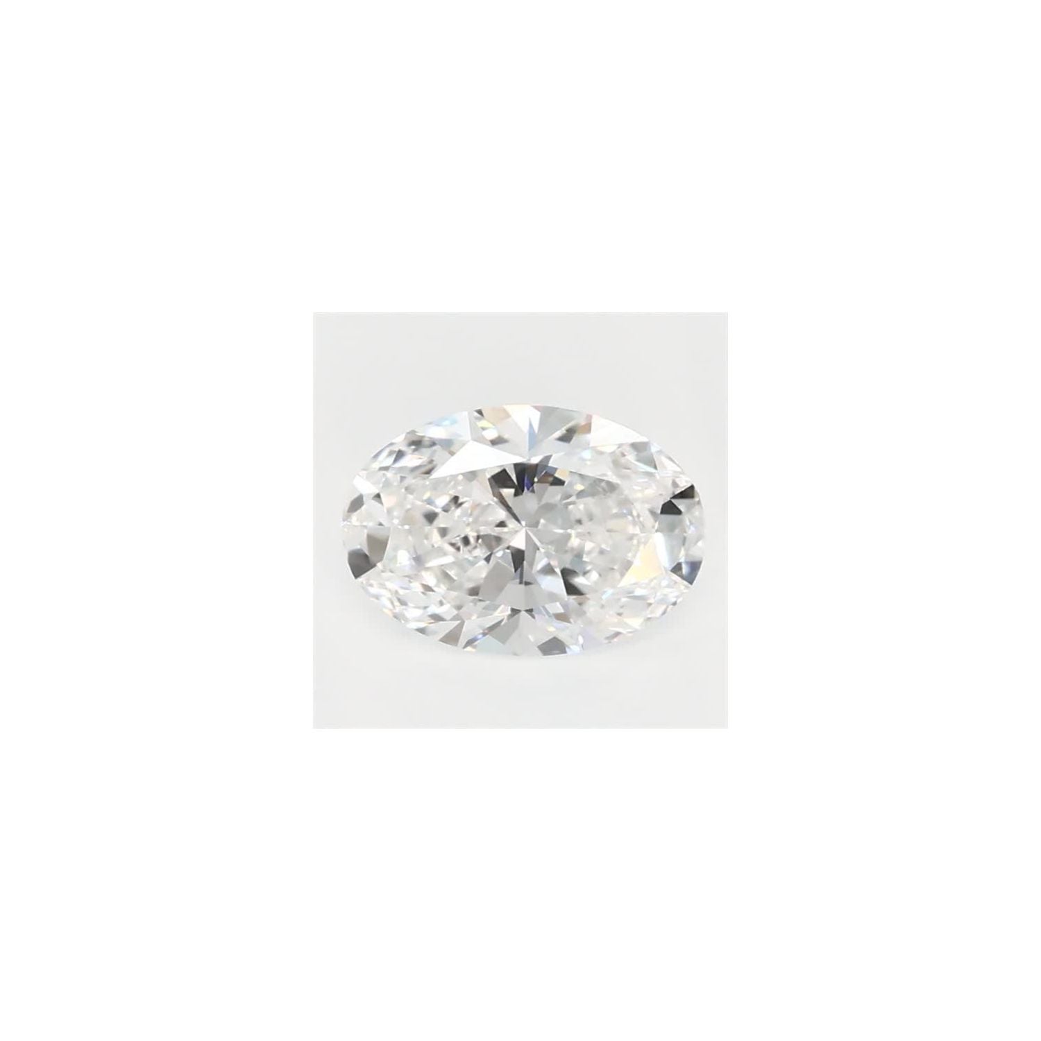 0.57 ct Oval Lab-Grown Diamond – E VVS2 – Faceted Cut – GCAL Certified — Sapphire Row