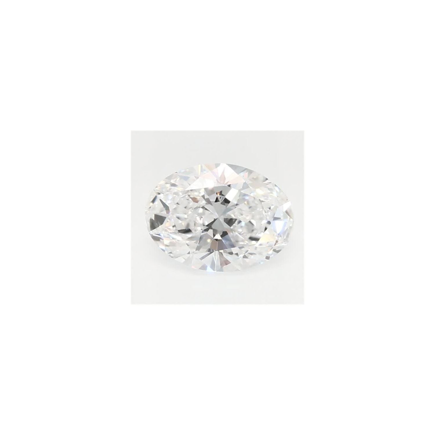 0.57 ct Oval Lab-Grown Diamond – D VVS2 – Faceted Cut – GCAL Certified — Sapphire Row