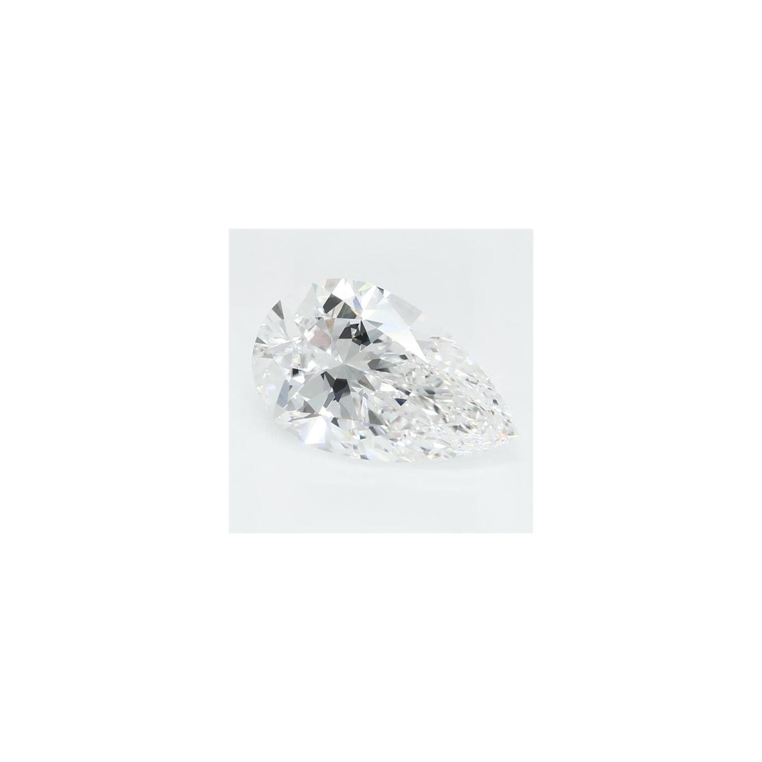 0.87 ct Pear Lab-Grown Diamond – D VVS2 – Faceted Cut – GCAL Certified — Sapphire Row