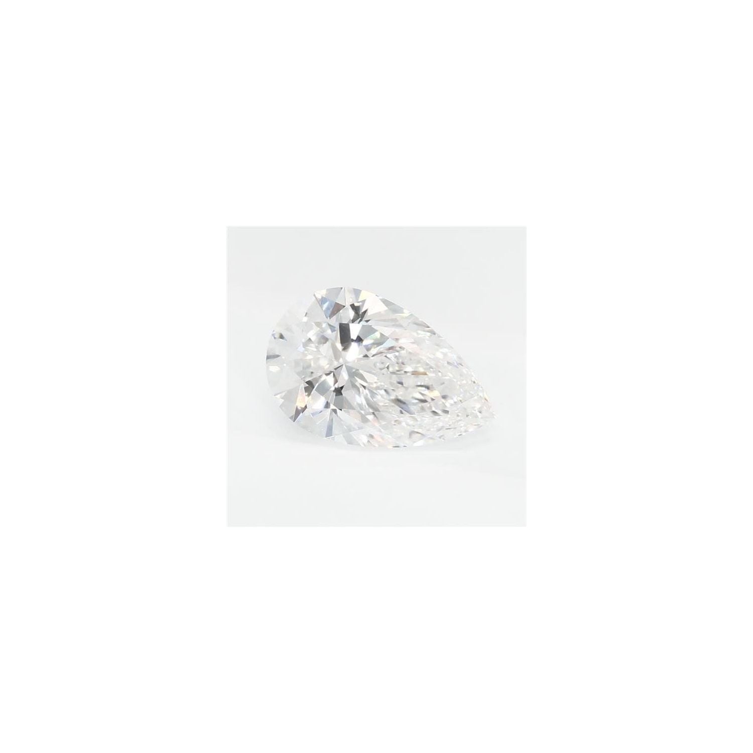 0.92 ct Pear Lab-Grown Diamond – D VVS2 – Faceted Cut – GCAL Certified — Sapphire Row