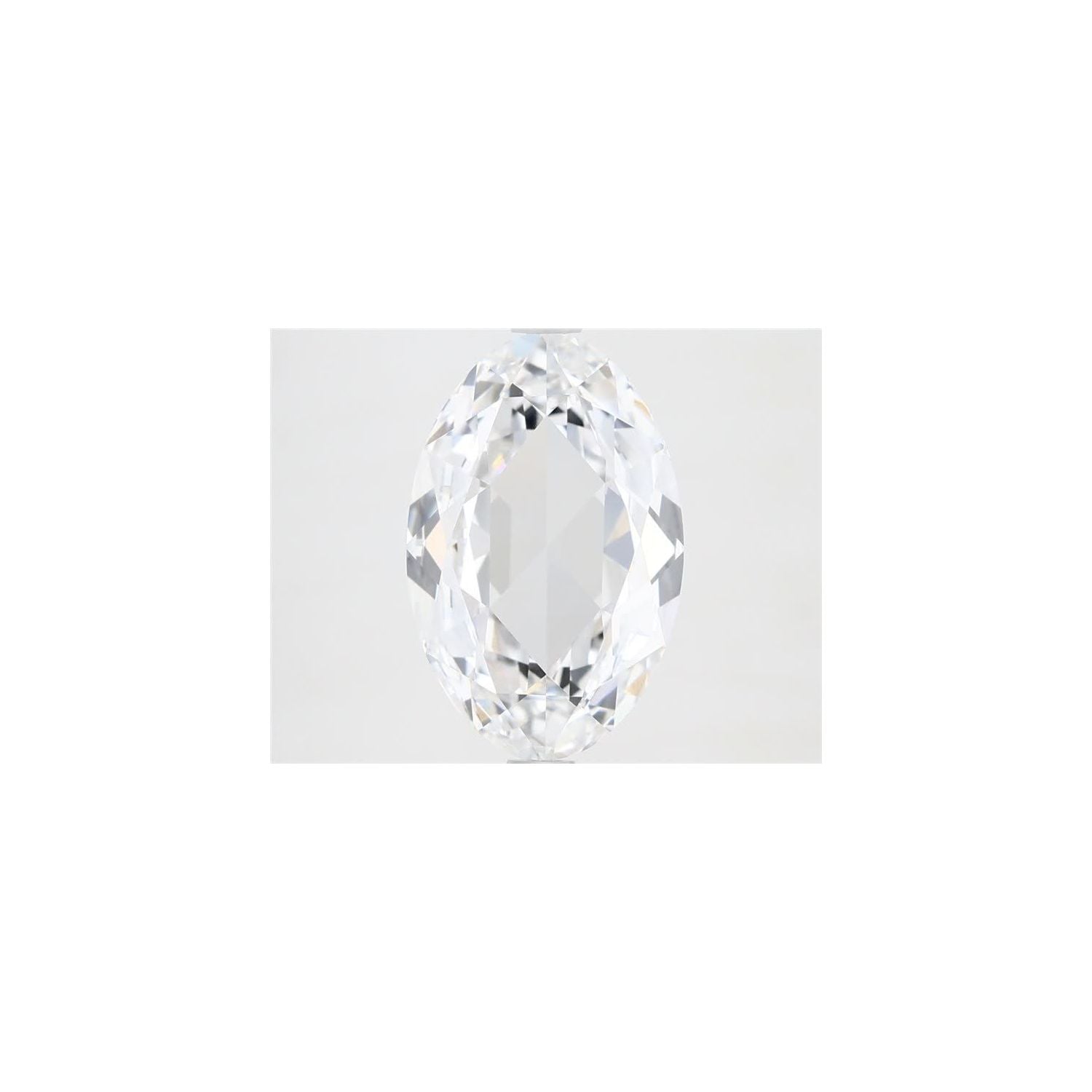 2.63 ct Oval Lab-Grown Diamond – D VVS2 – Rose-cut – GCAL Certified — Sapphire Row