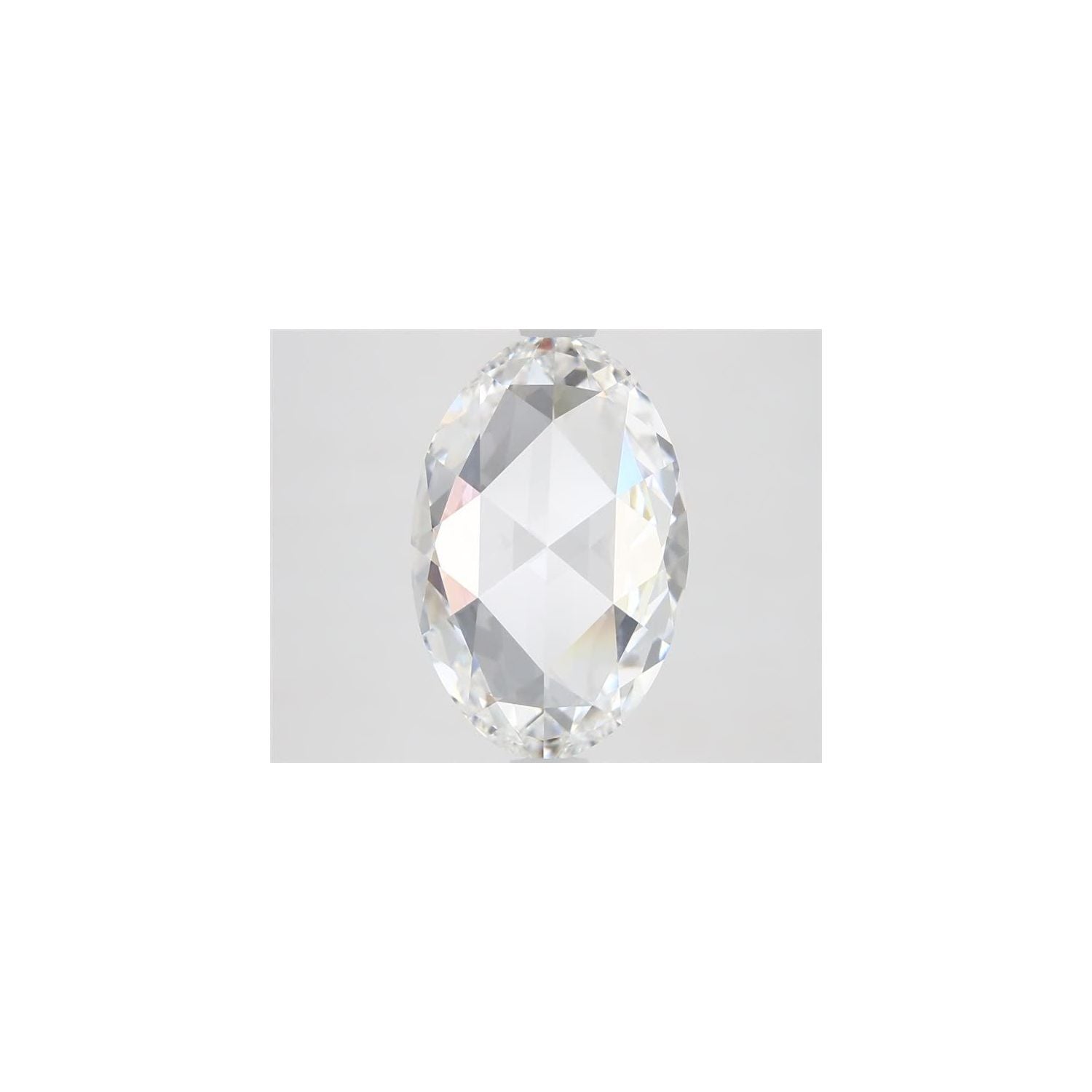 2.46 ct Oval Lab-Grown Diamond – E VVS2 – Rose-cut – GCAL Certified — Sapphire Row