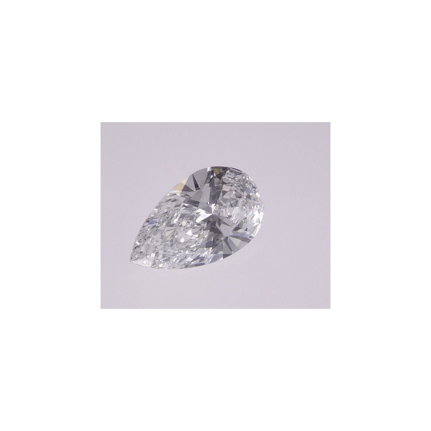 0.55 ct Pear Lab-Grown Diamond – D VS1 – Faceted Cut – IGI Certified — Sapphire Row
