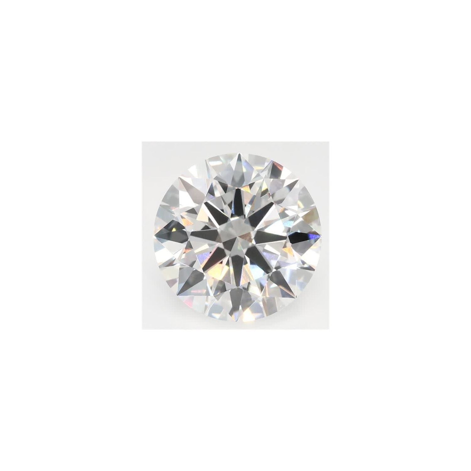 4.02 ct Round Lab-Grown Diamond – F VVS2 – Faceted Cut – GCAL Certified — Sapphire Row