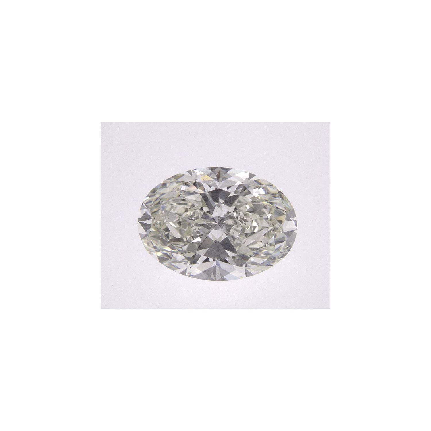 2.50 ct Oval Natural Diamond – H SI1 – Faceted Cut – EGL USA Certified — Sapphire Row