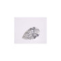 0.50 ct Pear Natural Diamond – H VS2 – Faceted Cut – GIA Certified — Sapphire Row