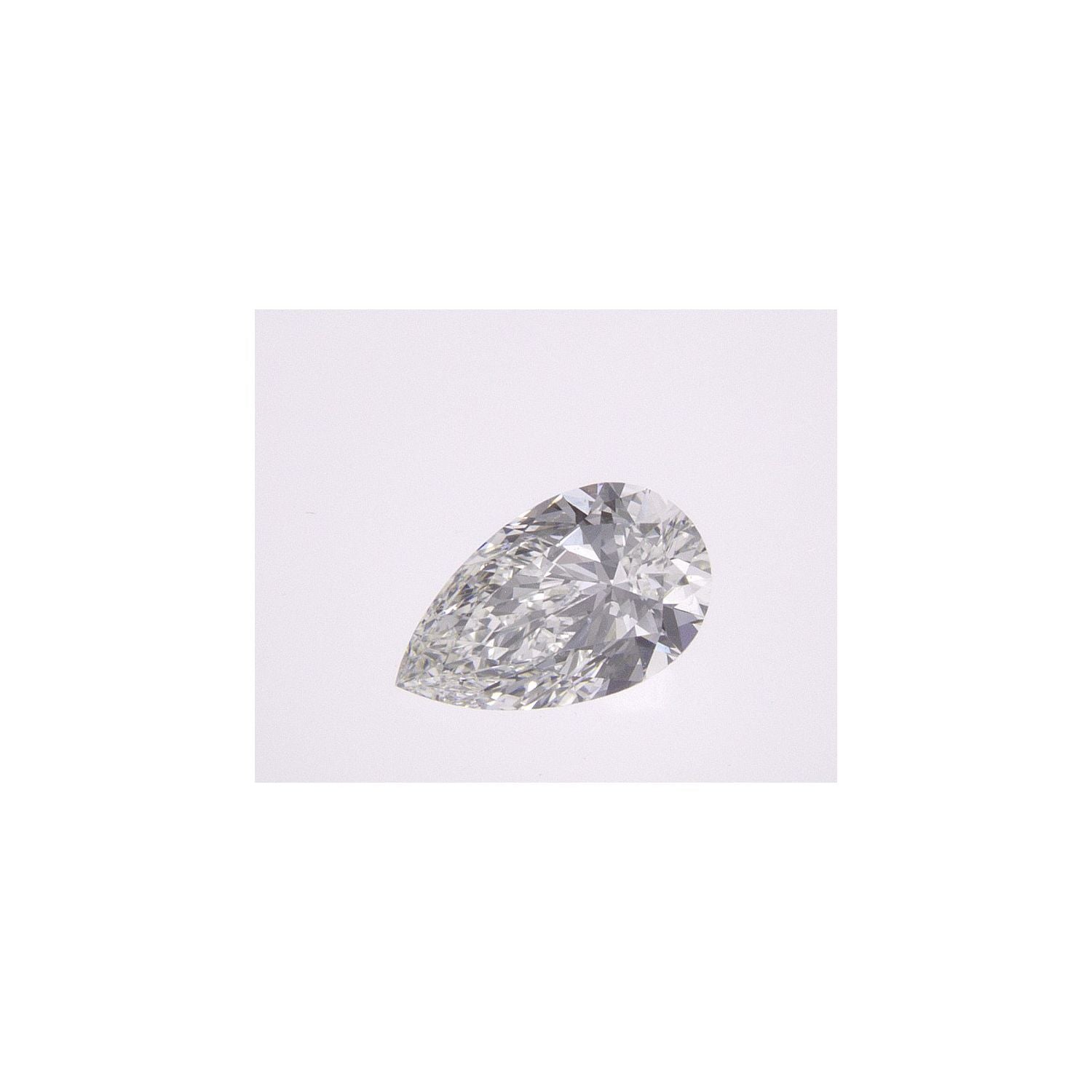 0.50 ct Pear Natural Diamond – H VS2 – Faceted Cut – GIA Certified — Sapphire Row