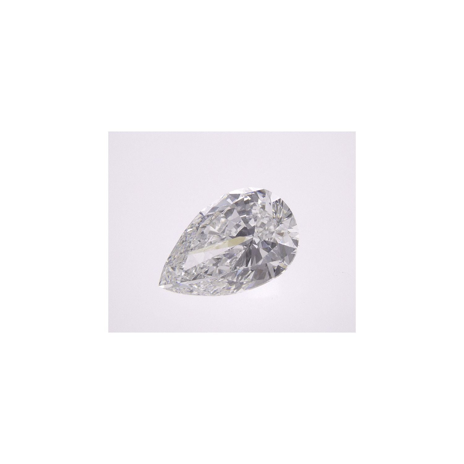 1.50 ct Pear Natural Diamond – G SI2 – Faceted Cut – GIA Certified — Sapphire Row