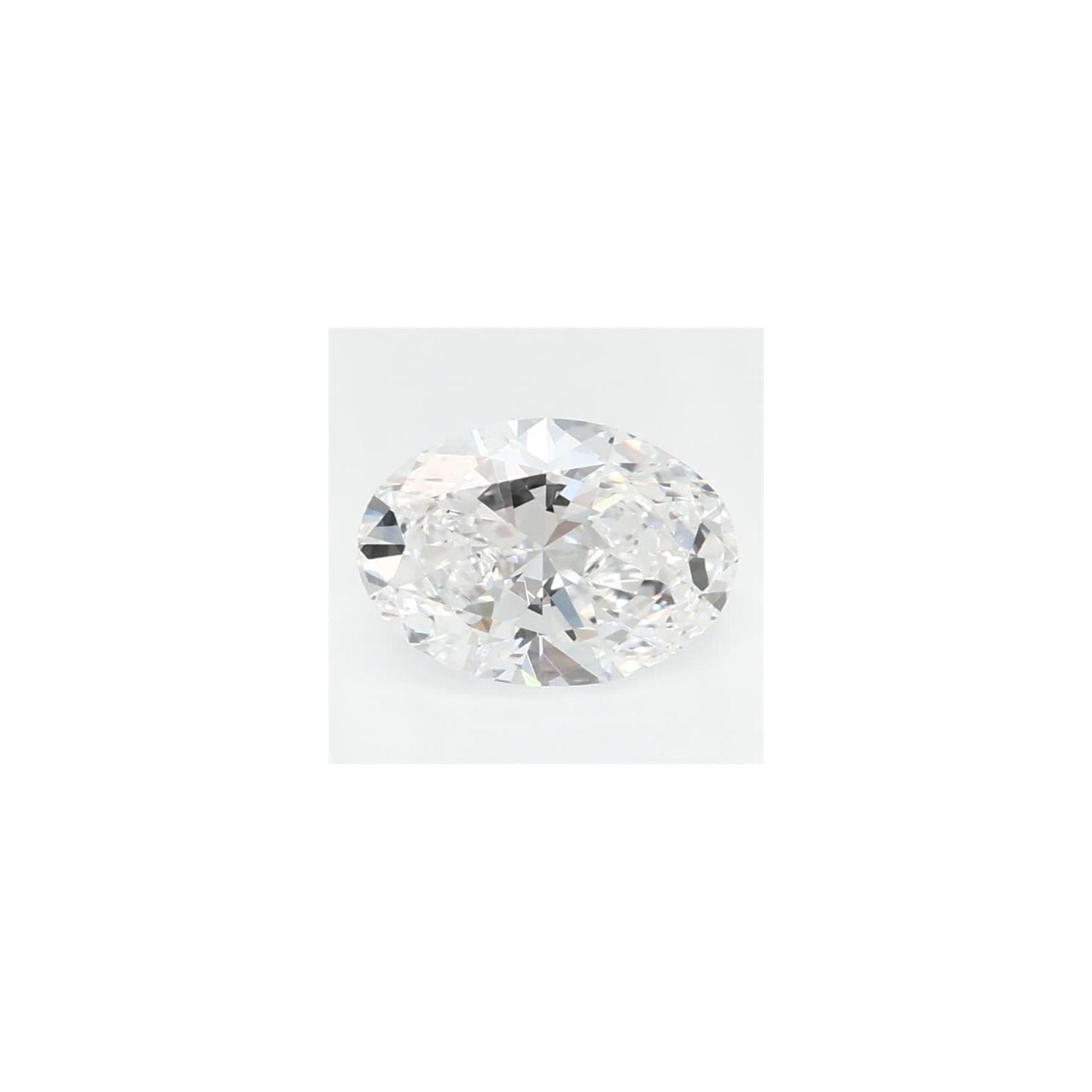 0.57 ct Oval Lab-Grown Diamond – D VVS2 – Faceted Cut – GCAL Certified — Sapphire Row