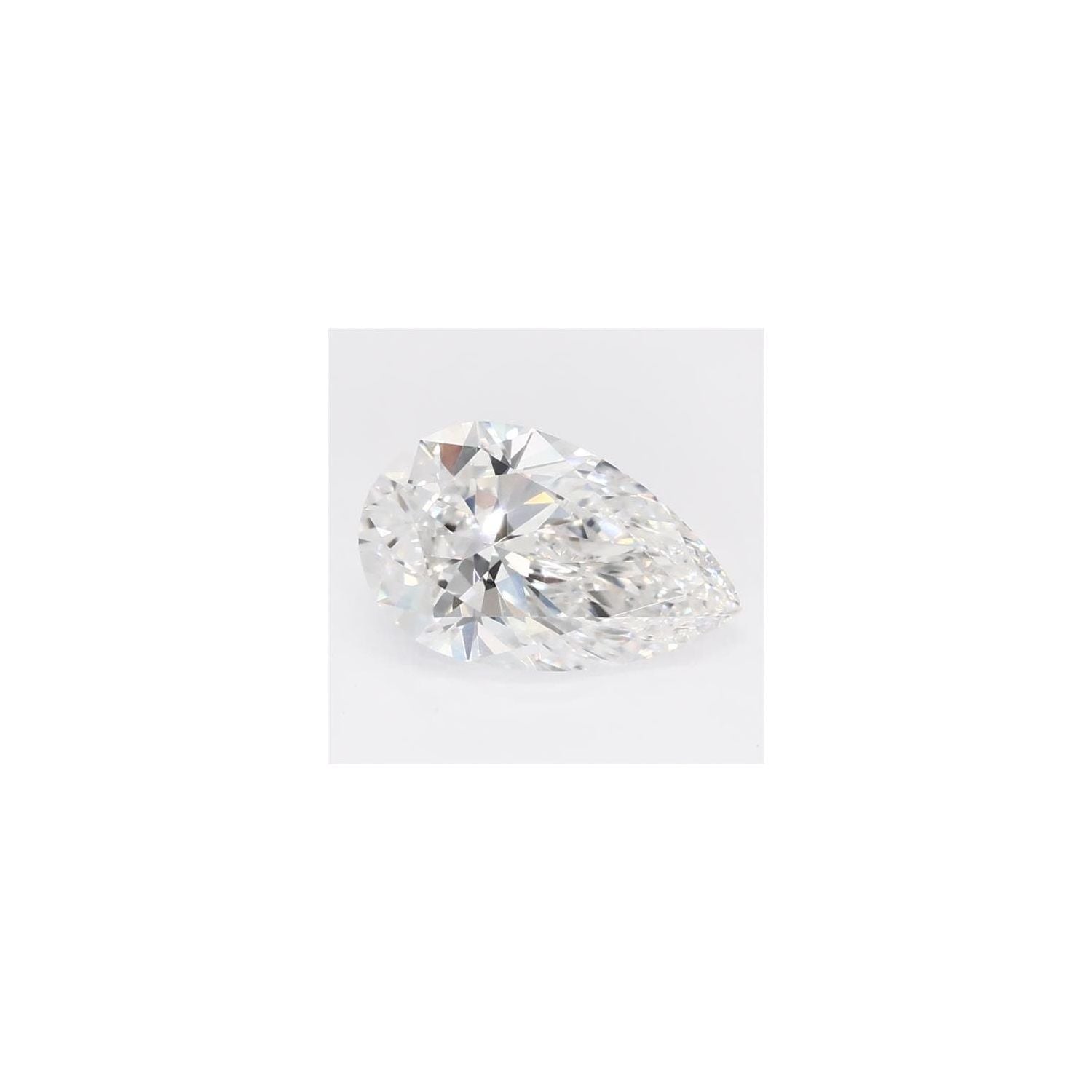 0.83 ct Pear Lab-Grown Diamond – E VS1 – Faceted Cut – GCAL Certified — Sapphire Row