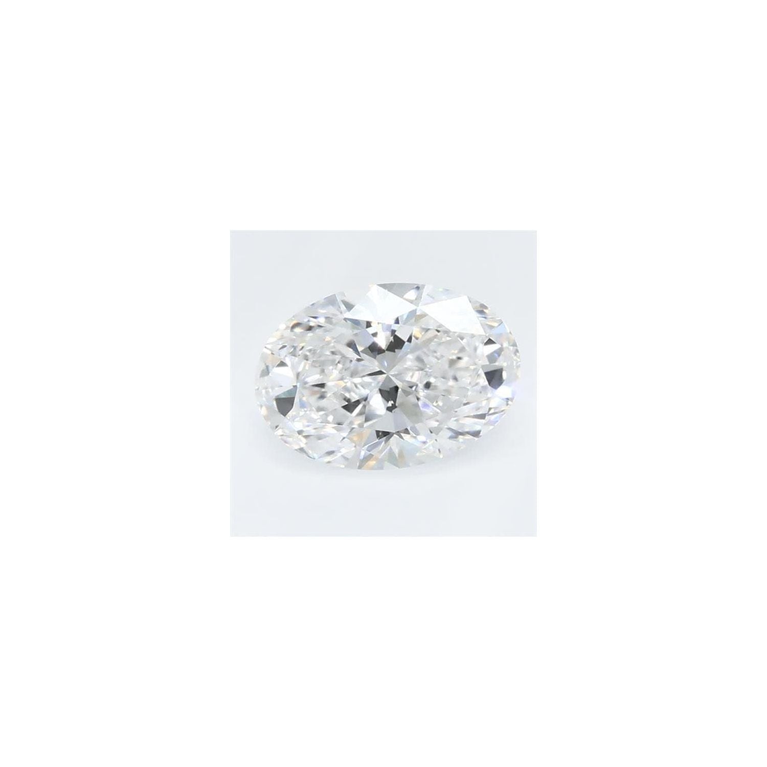 0.57 ct Oval Lab-Grown Diamond – D VVS2 – Faceted Cut – GCAL Certified — Sapphire Row