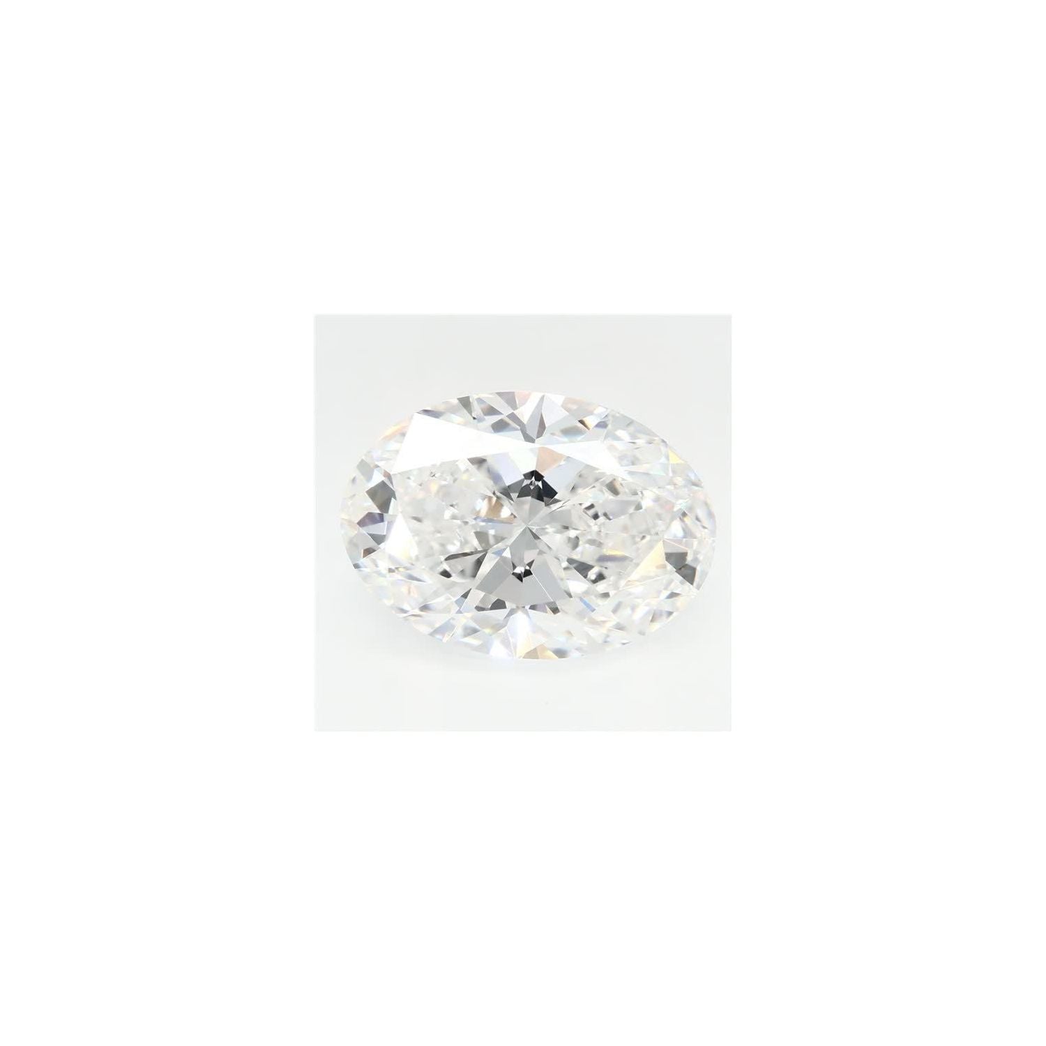3.08 ct Oval Lab-Grown Diamond – E VS1 – Faceted Cut – GCAL Certified — Sapphire Row