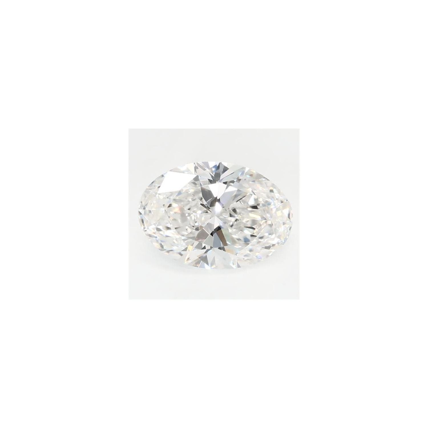 0.77 ct Oval Lab-Grown Diamond – F VS1 – Faceted Cut – GCAL Certified — Sapphire Row