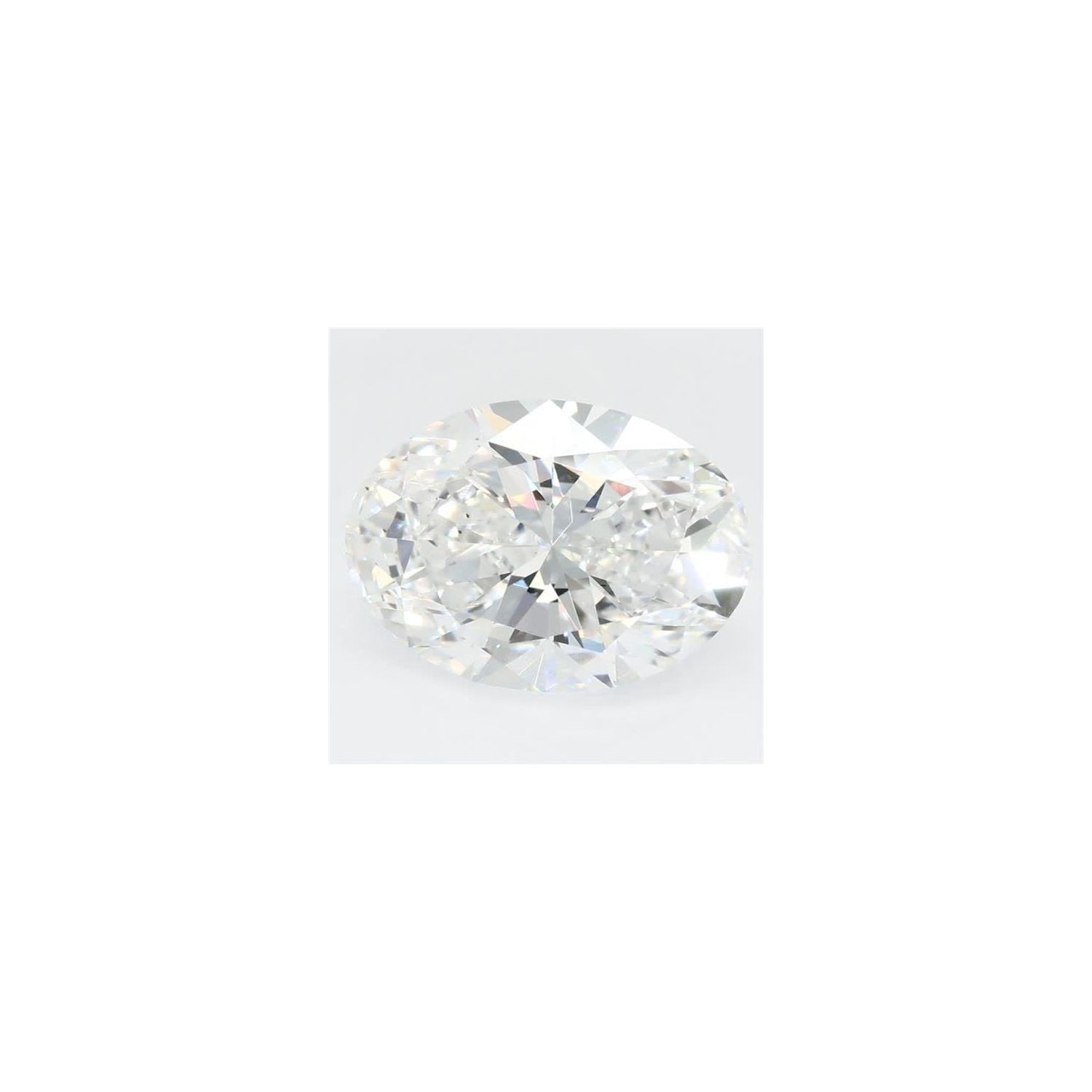 2.43 ct Oval Lab-Grown Diamond – D VS2 – Faceted Cut – GCAL Certified — Sapphire Row