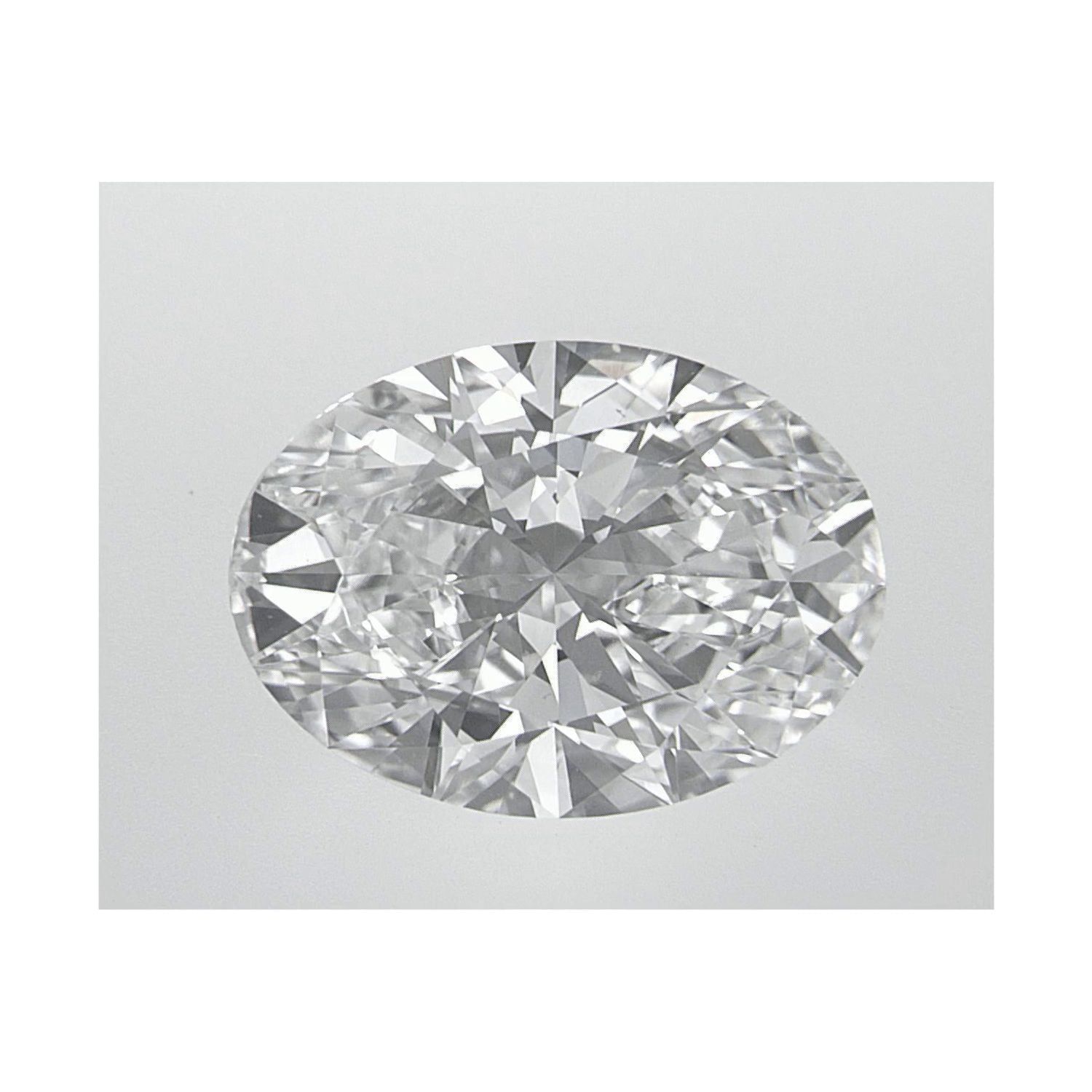 2.64 ct Oval Lab-Grown Diamond – E VVS2 – Faceted Cut – GCAL Certified — Sapphire Row