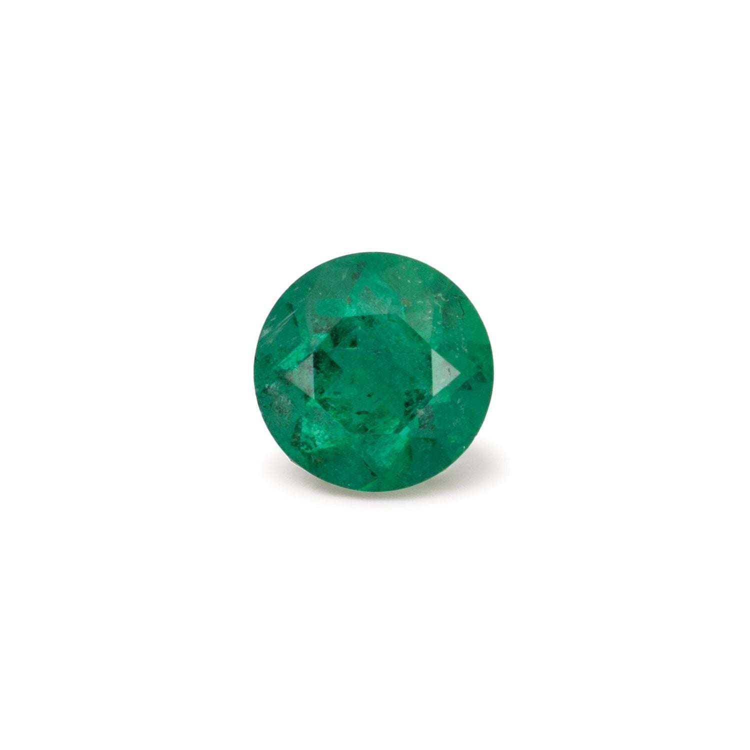1.00 ct Round Natural Natural Emerald Emerald – Faceted Cut – N/A Certified — Sapphire Row