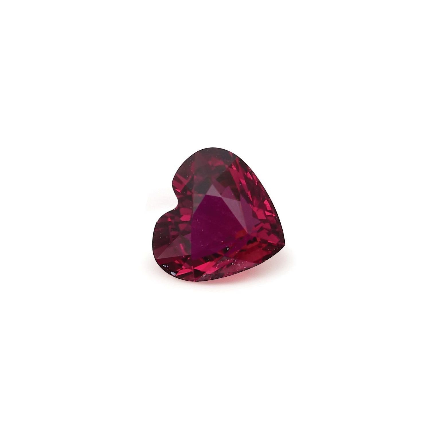 1.02 ct Heart Natural Natural Ruby Ruby – Faceted Cut – N/A Certified — Sapphire Row