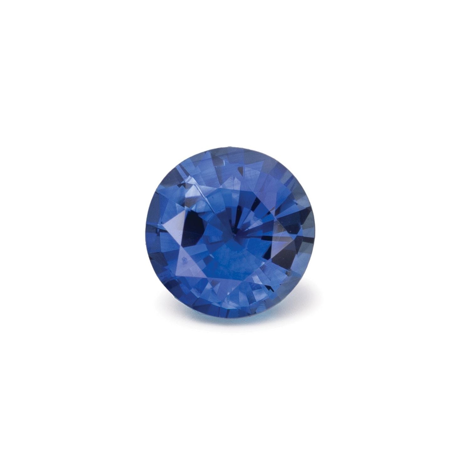 1.55 ct Round Natural Natural Sapphire Sapphire – Faceted Cut – N/A Certified — Sapphire Row