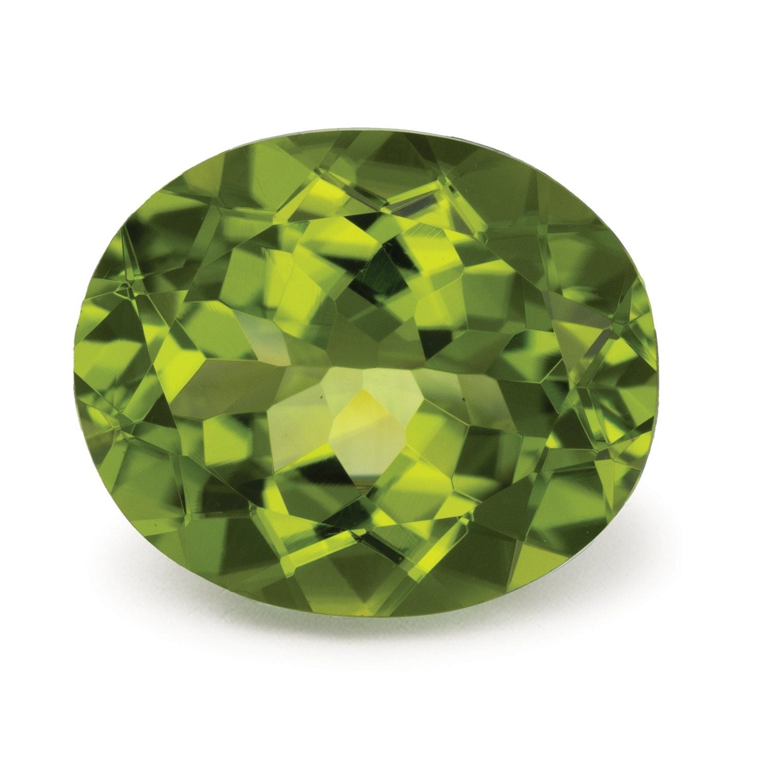 5.26 ct Oval Natural Natural Peridot Peridot – Faceted Cut – N/A Certified — Sapphire Row