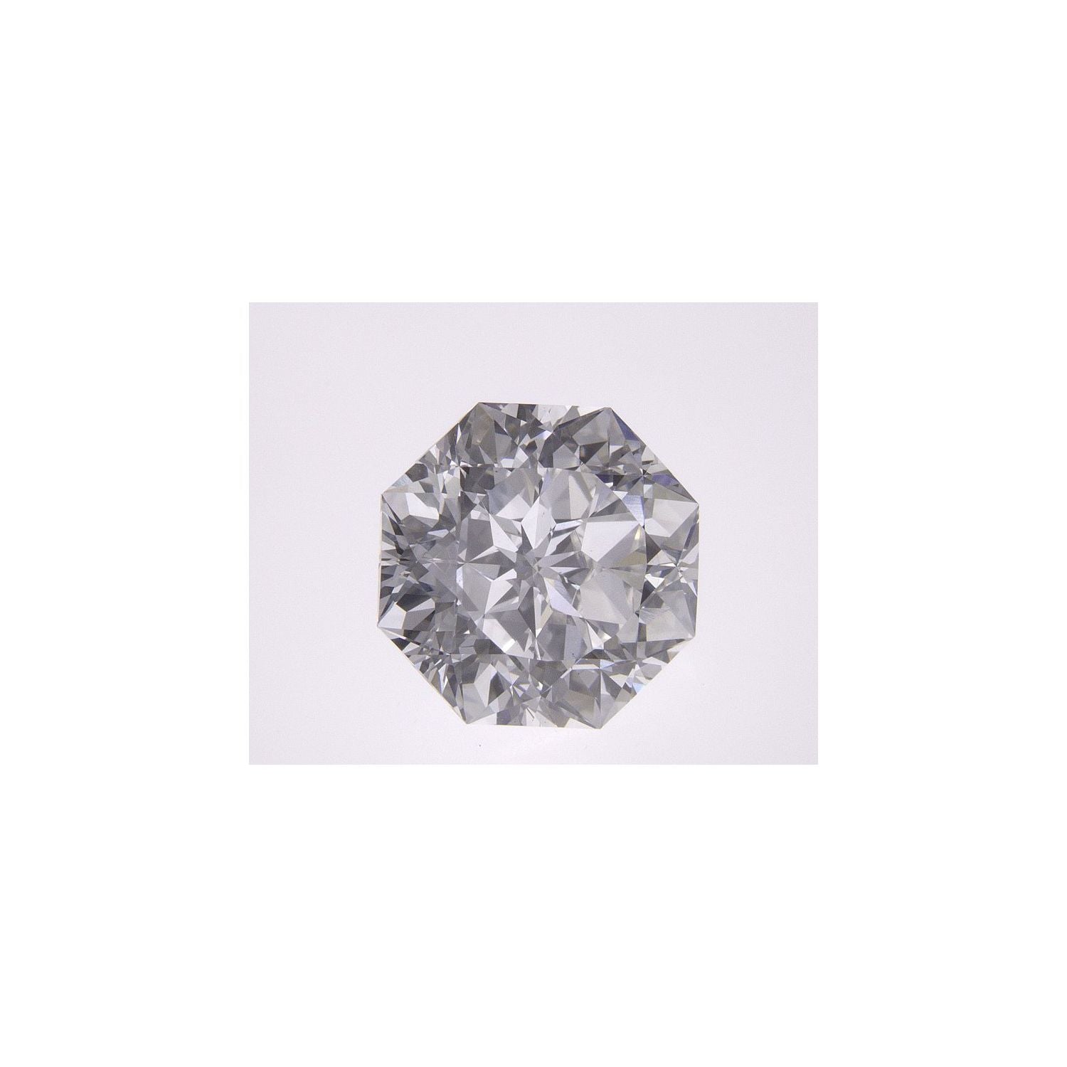 3.05 ct Octagon Lab-Grown Diamond – E VS2 – Faceted Cut – GIA Certified — Sapphire Row