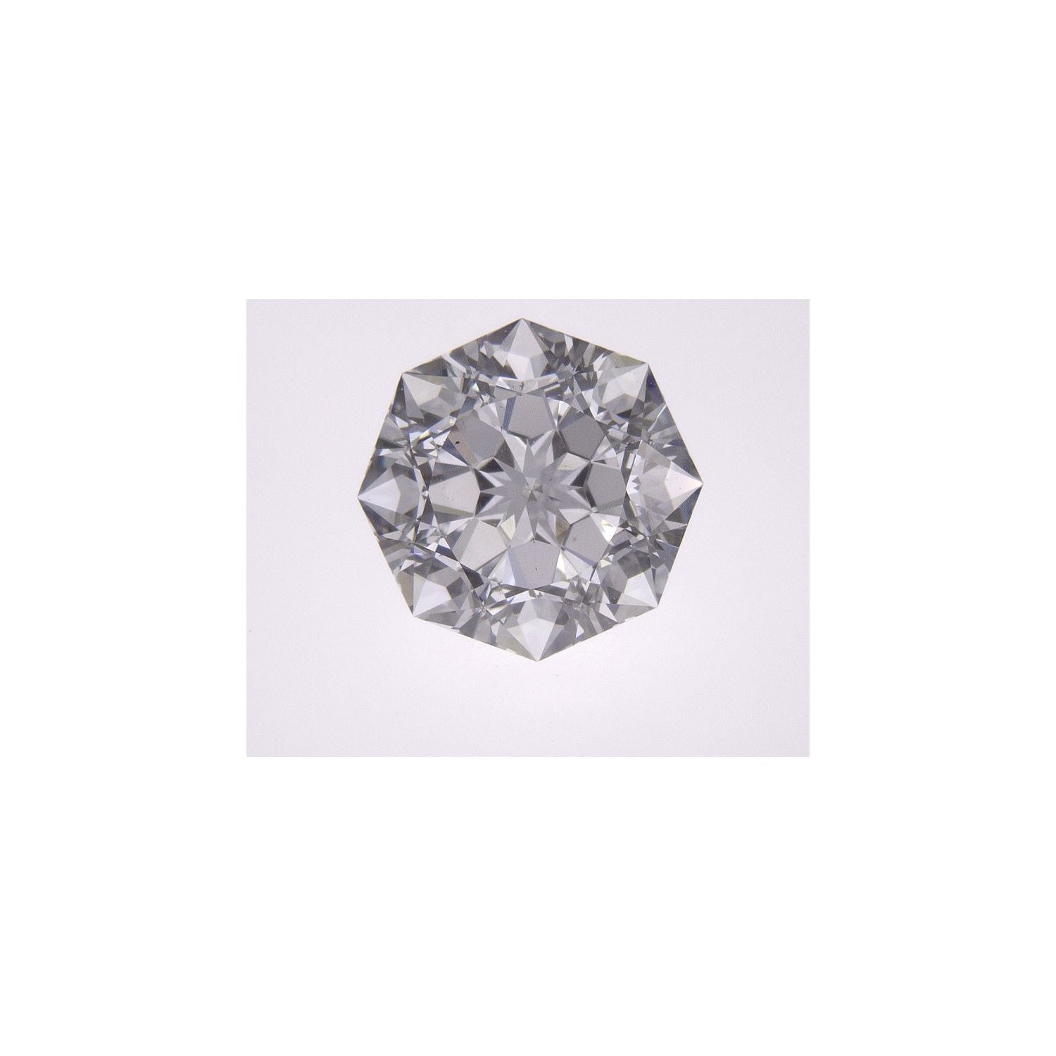 3.09 ct Octagon Lab-Grown Diamond – E VS2 – Faceted Cut – GIA Certified — Sapphire Row