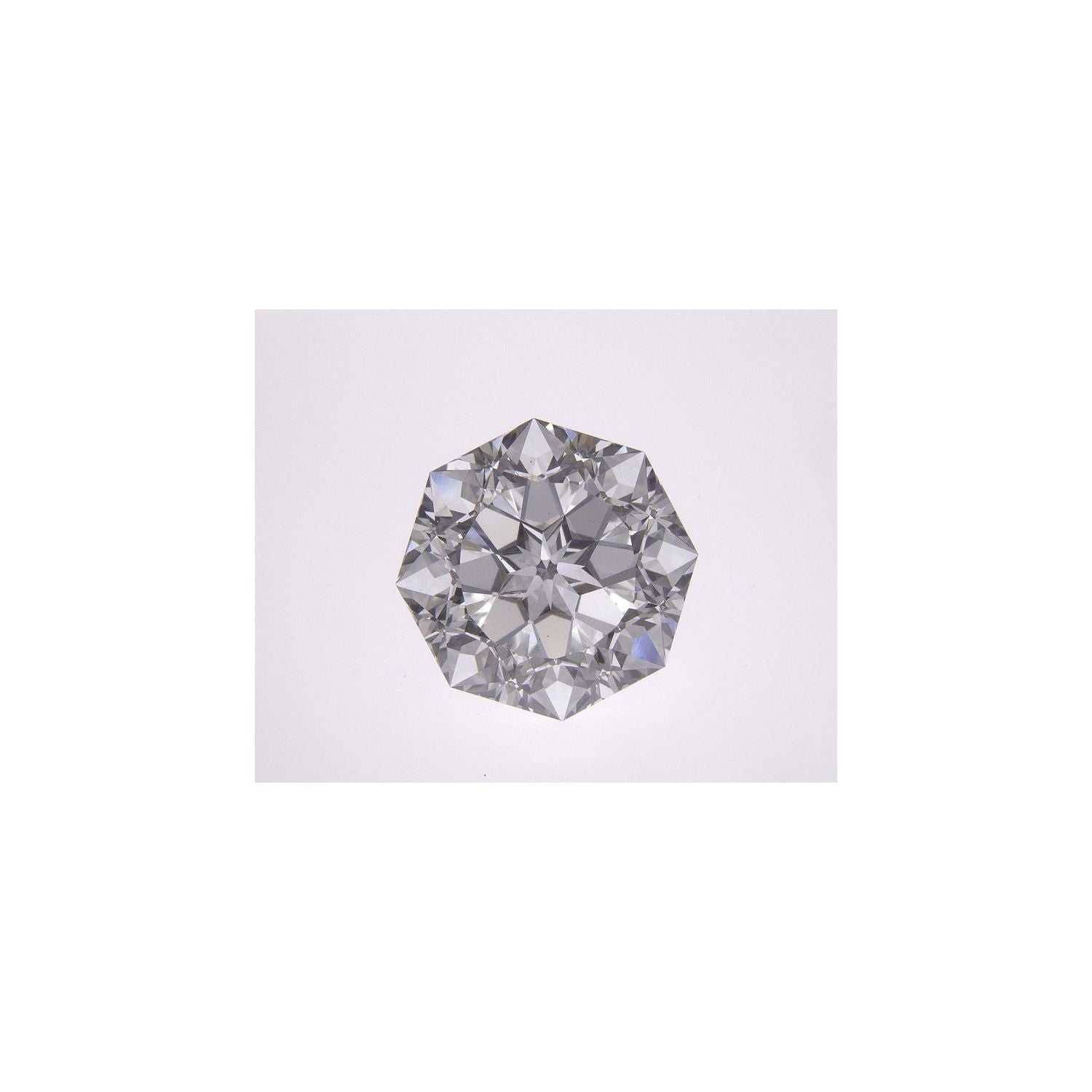 3.27 ct Octagon Lab-Grown Diamond – F VS2 – Faceted Cut – GIA Certified — Sapphire Row