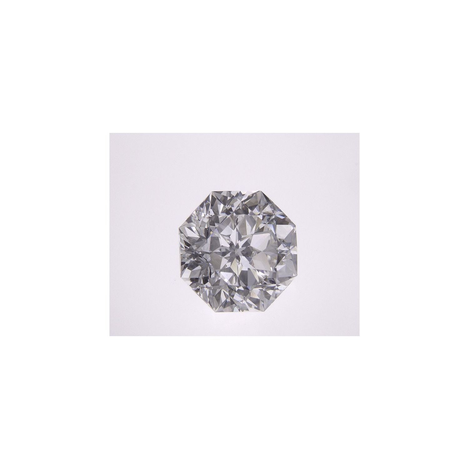 3.27 ct Octagon Lab-Grown Diamond – F VS2 – Faceted Cut – GIA Certified — Sapphire Row