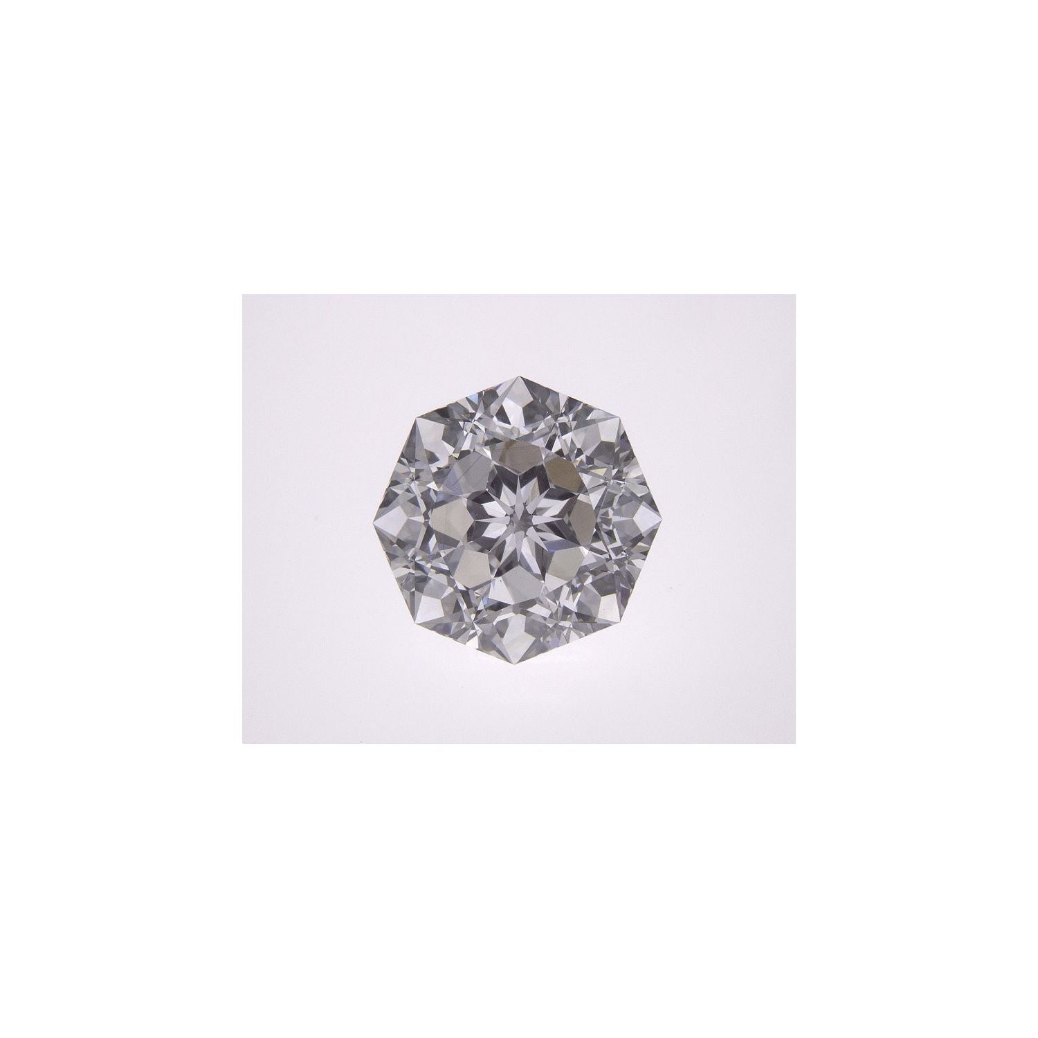 3.24 ct Octagon Lab-Grown Diamond – E VS2 – Faceted Cut – GIA Certified — Sapphire Row
