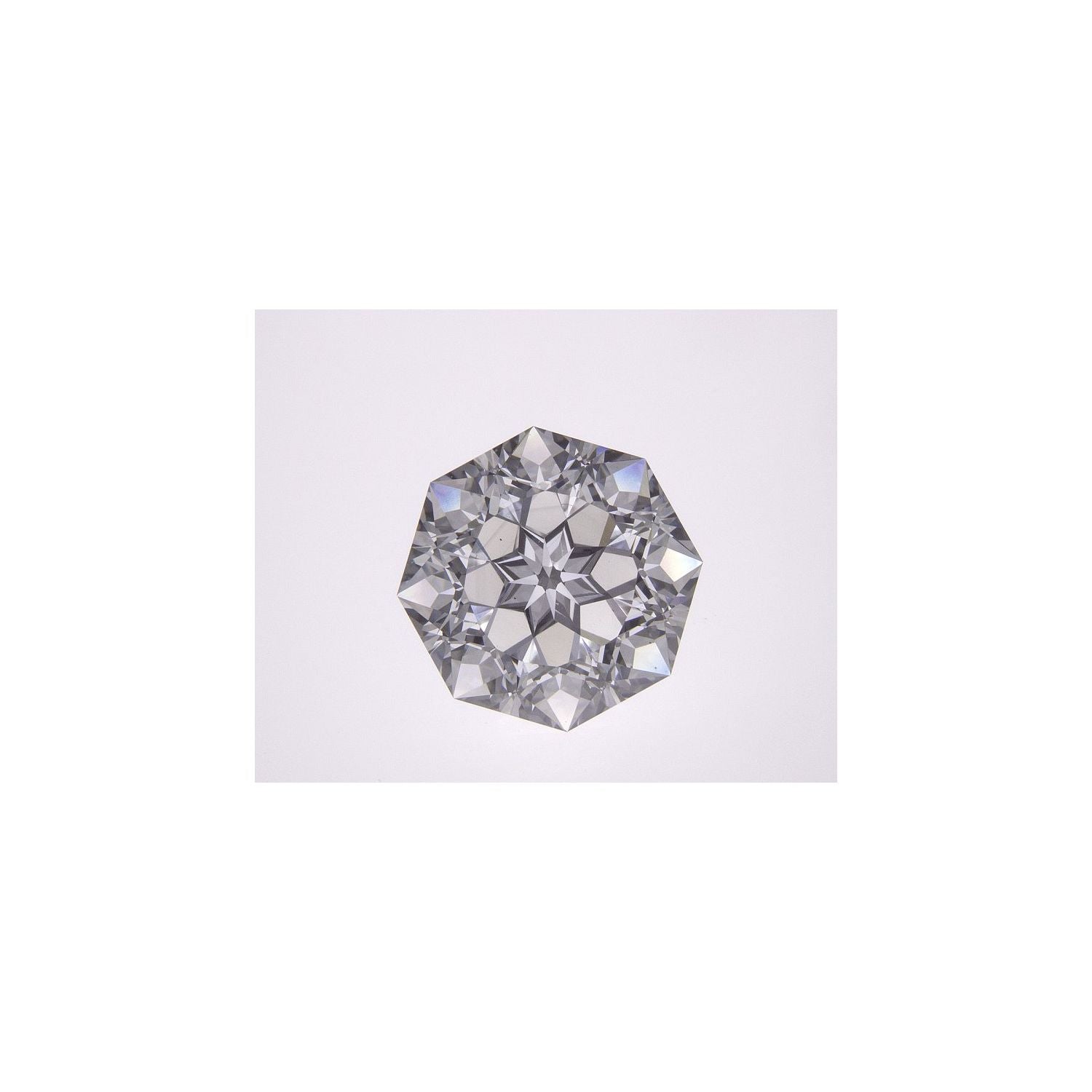 3.26 ct Octagon Lab-Grown Diamond – E VS1 – Faceted Cut – GIA Certified — Sapphire Row
