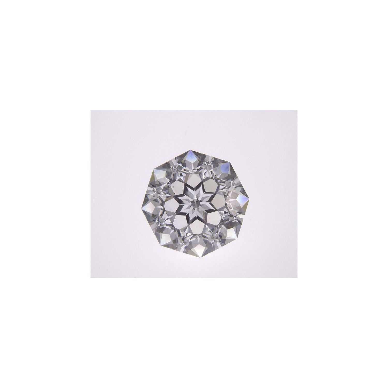 3.21 ct Octagon Lab-Grown Diamond – F VS2 – Faceted Cut – GIA Certified — Sapphire Row
