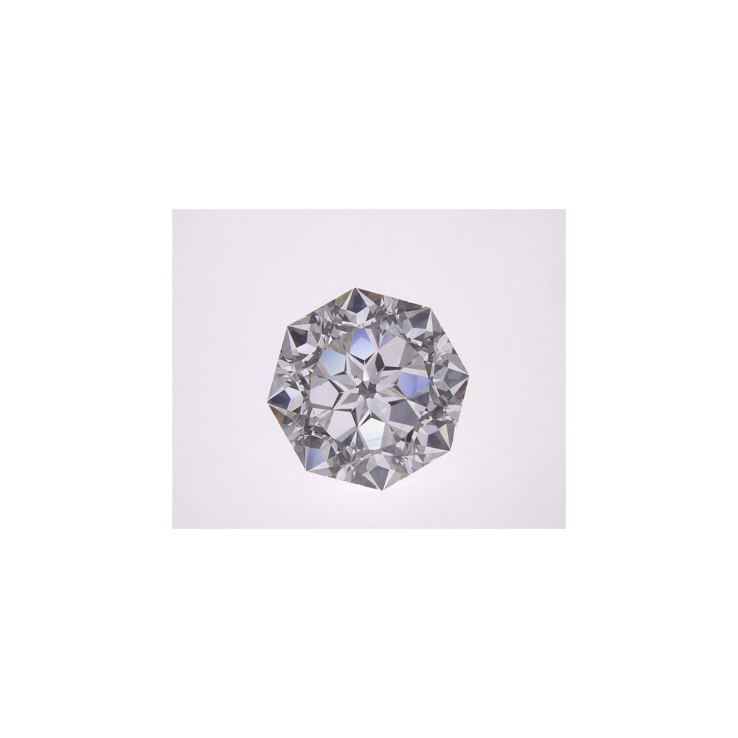 3.22 ct Octagon Lab-Grown Diamond – D SI1 – Faceted Cut – GIA Certified — Sapphire Row