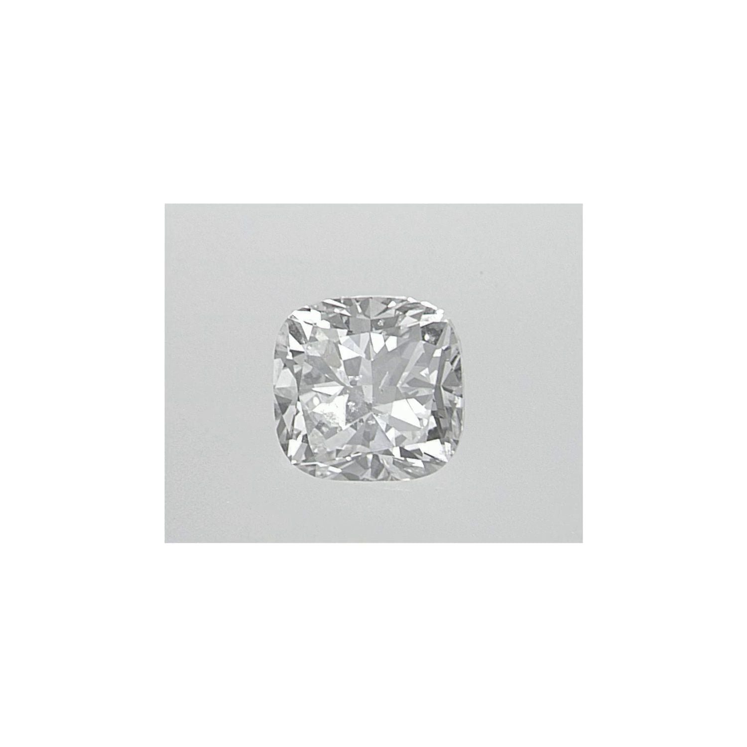 0.50 ct Cushion Natural Diamond – I SI2 – Faceted Cut – GIA Certified — Sapphire Row