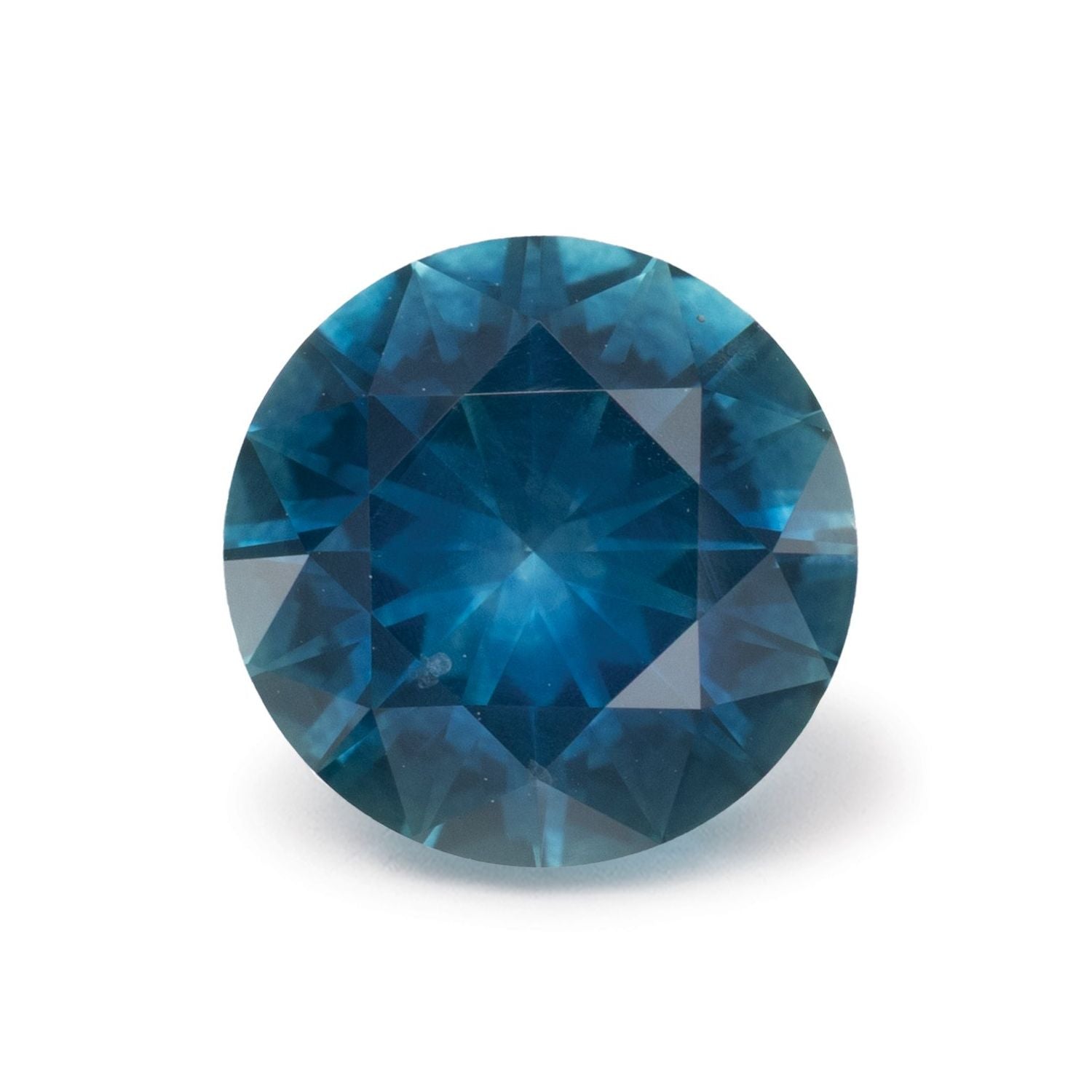 2.21 ct Round Natural Natural Sapphire Sapphire – Faceted Cut – N/A Certified — Sapphire Row