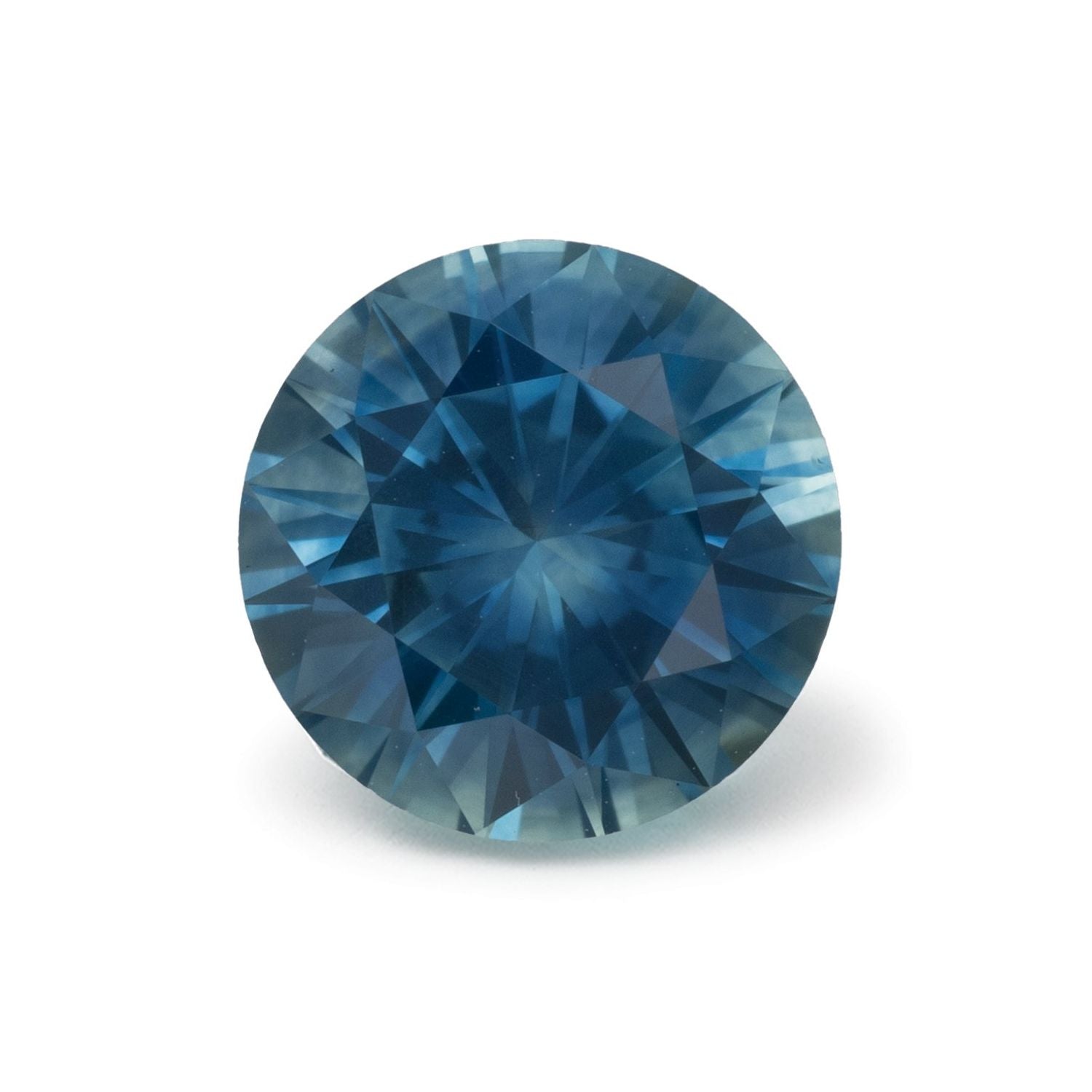 2.11 ct Round Natural Natural Sapphire Sapphire – Faceted Cut – N/A Certified — Sapphire Row